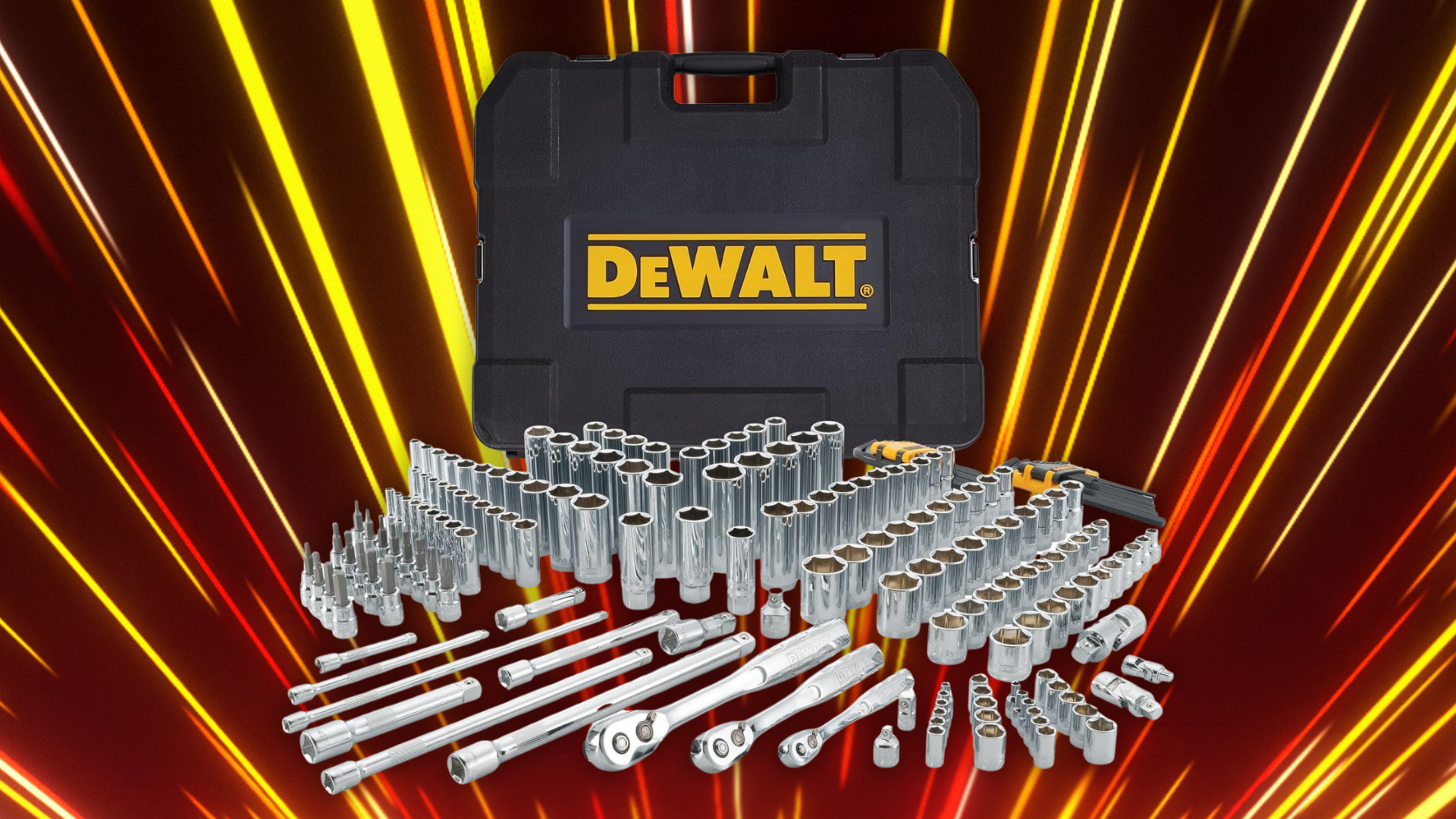 Amazon Prime Day's DEWALT 192-Piece socket & wrench set is on sale