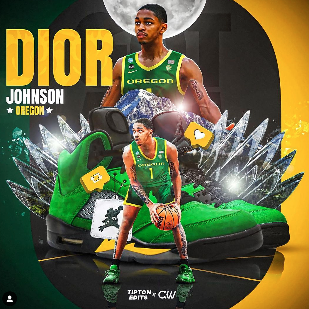 5-Star PG Dior Johnson Commits to Oregon After Decommitting from