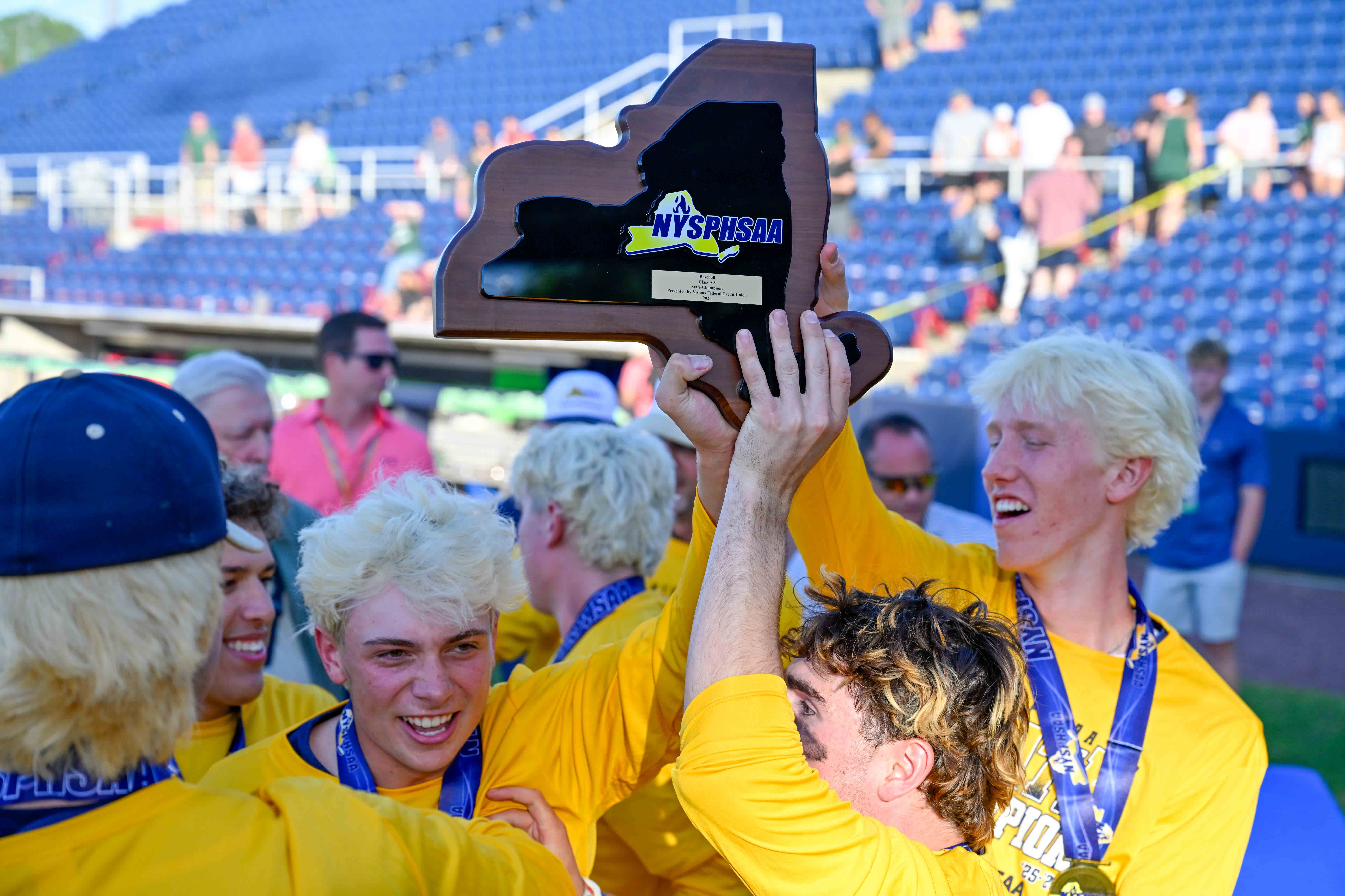 West Genesee vs Cornwall Central NYSPHSAA Class AA boys baseball Championship at Mirabito Stadium Saturday June 13, 2026 in Binghamton, NY (Robert Grossman | Contributing Photographer)