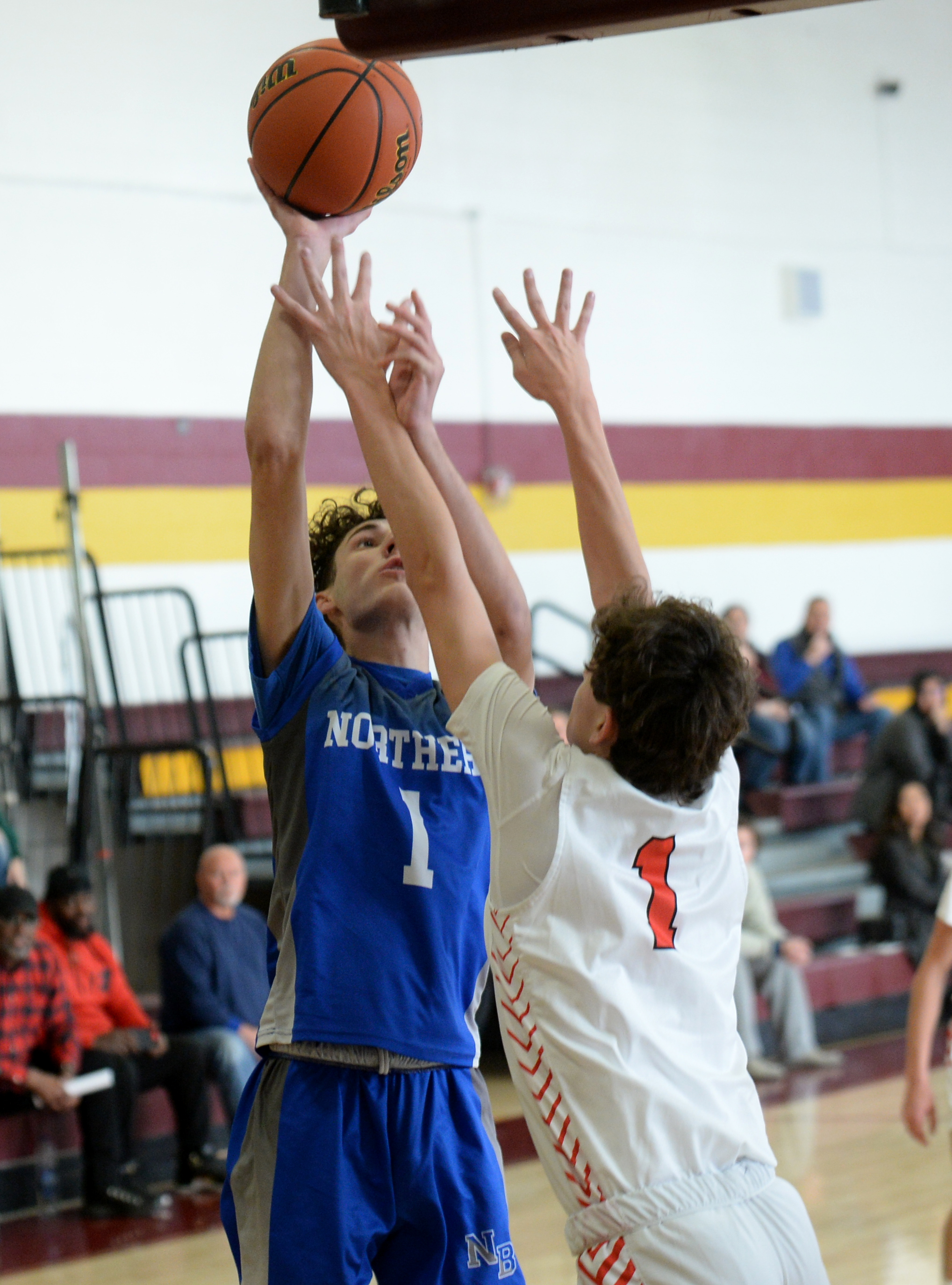 Northern Burlington vs. Cinnaminson boys basketball, Butch McLean ...