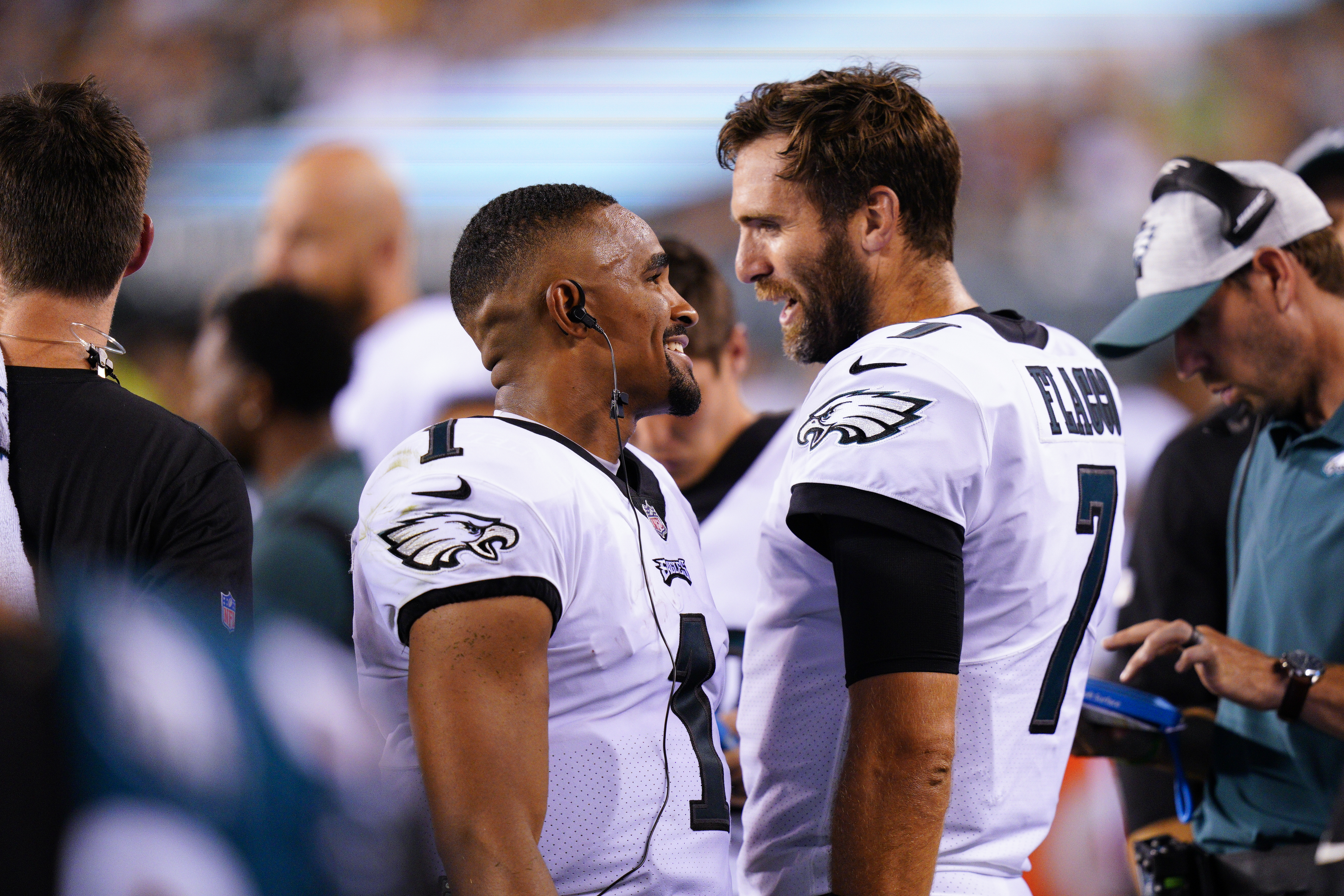 Eagles' Nick Sirianni discusses quarterback depth chart after Joe Flacco  trade