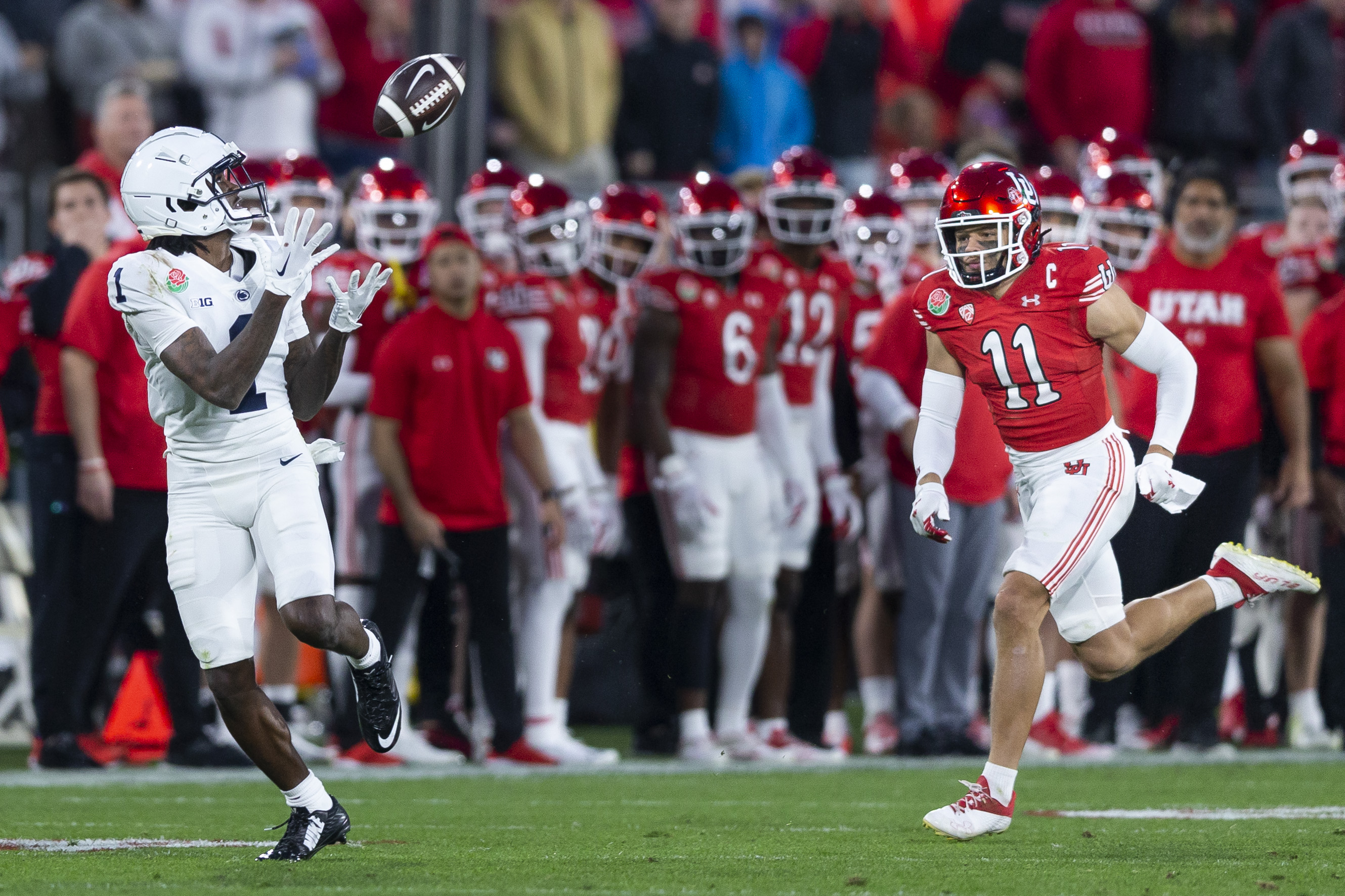 Big-play Penn State roars past Utah 35-21 in Rose Bowl