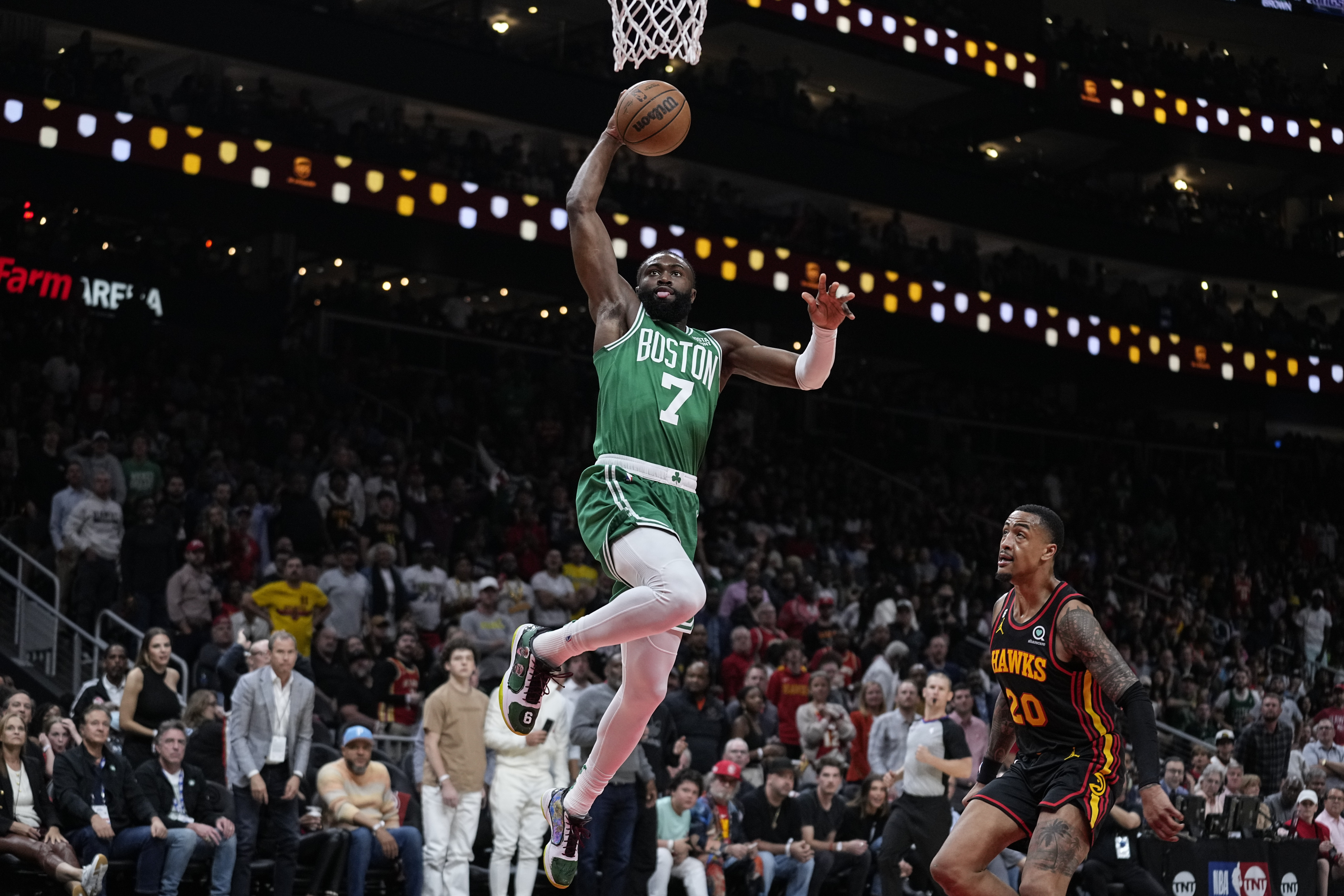 Jaylen Brown Boston Celtics Game-Used #7 Black Statement Jersey