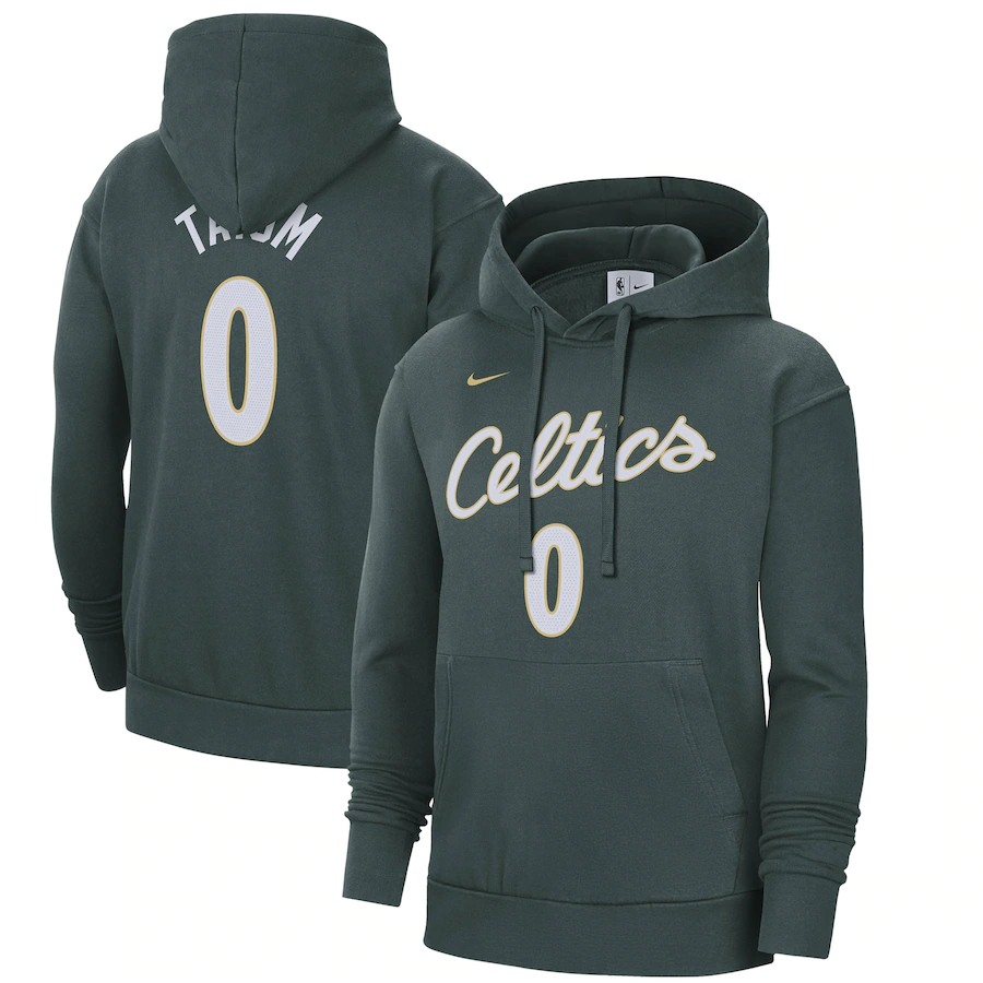 Boston Celtics Courtside City Edition Women's Nike NBA Fleece Pullover  Hoodie.