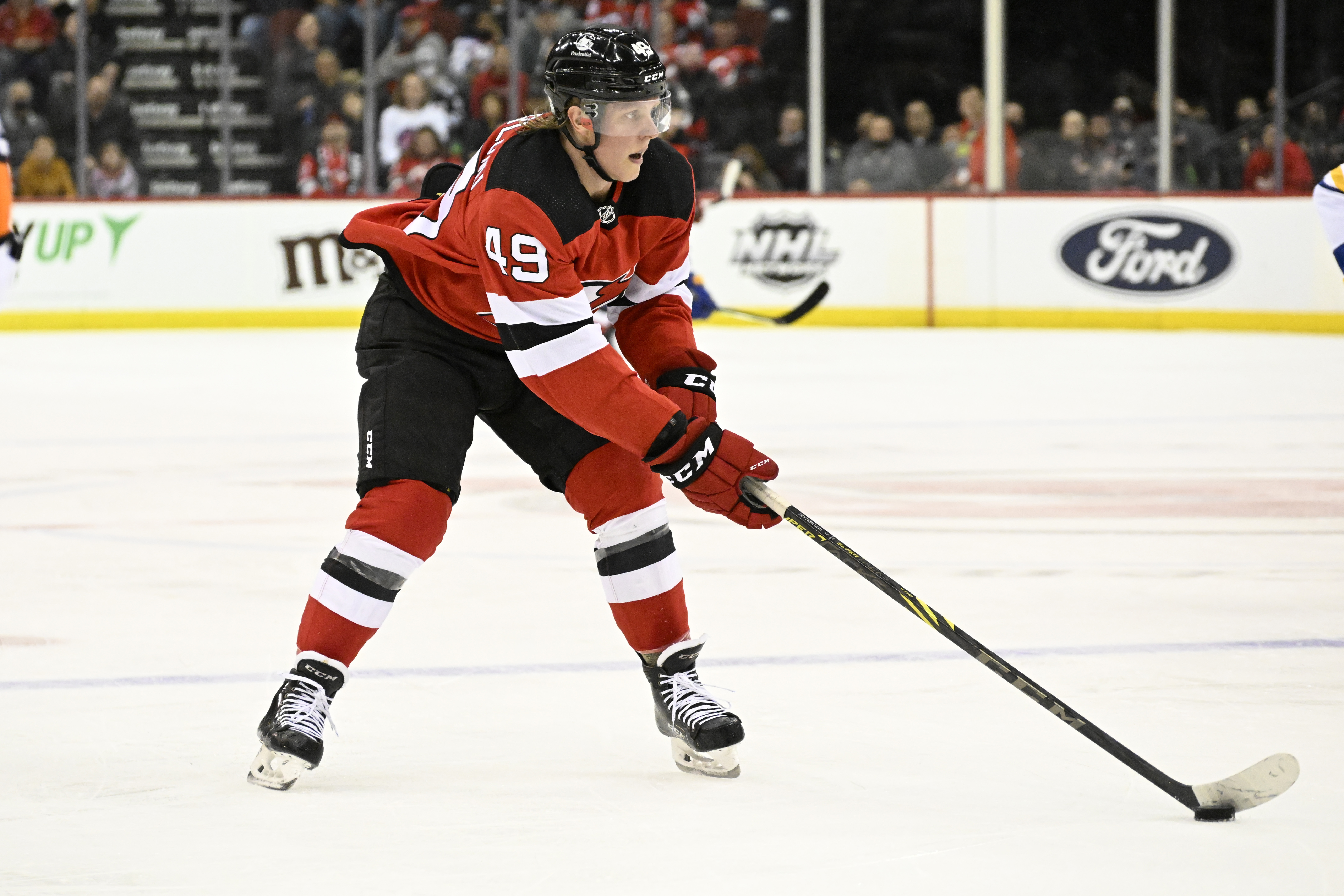 Devils' Fabian Zetterlund hopes to find role in N.J. as roster cuts loom 