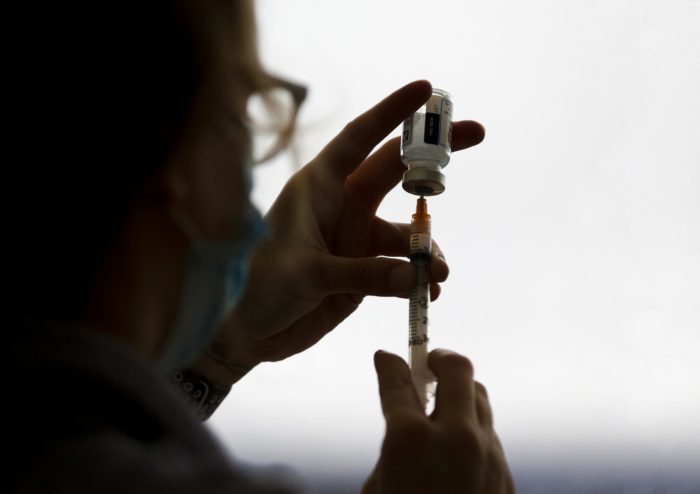 COVID19 vaccination clinic for first responders