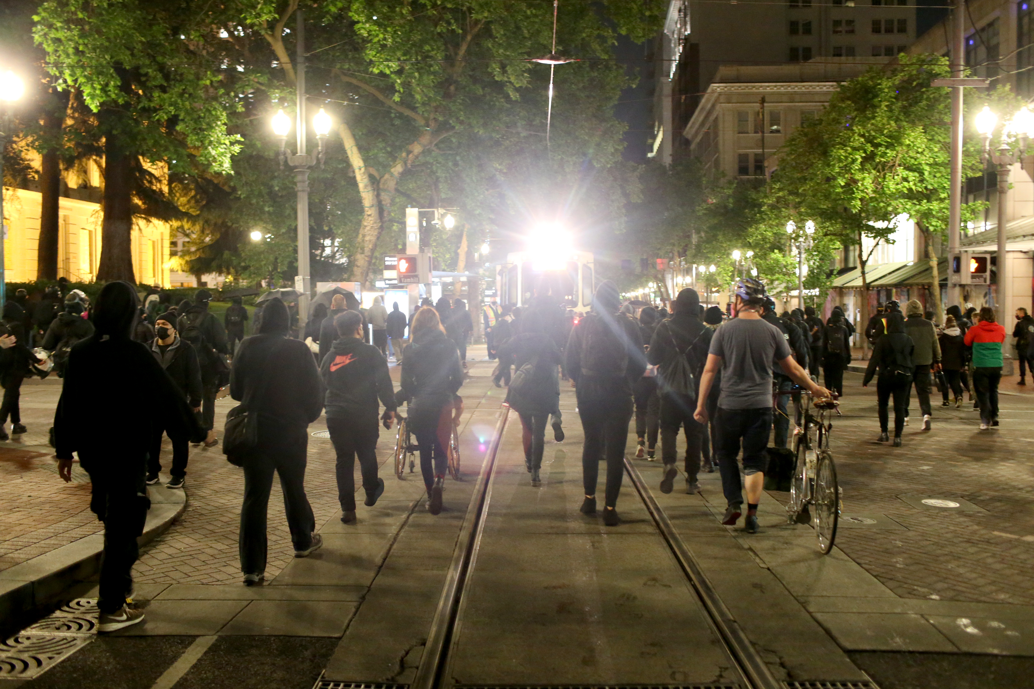 Portland police declare riot on anniversary of George Floyd’s murder ...