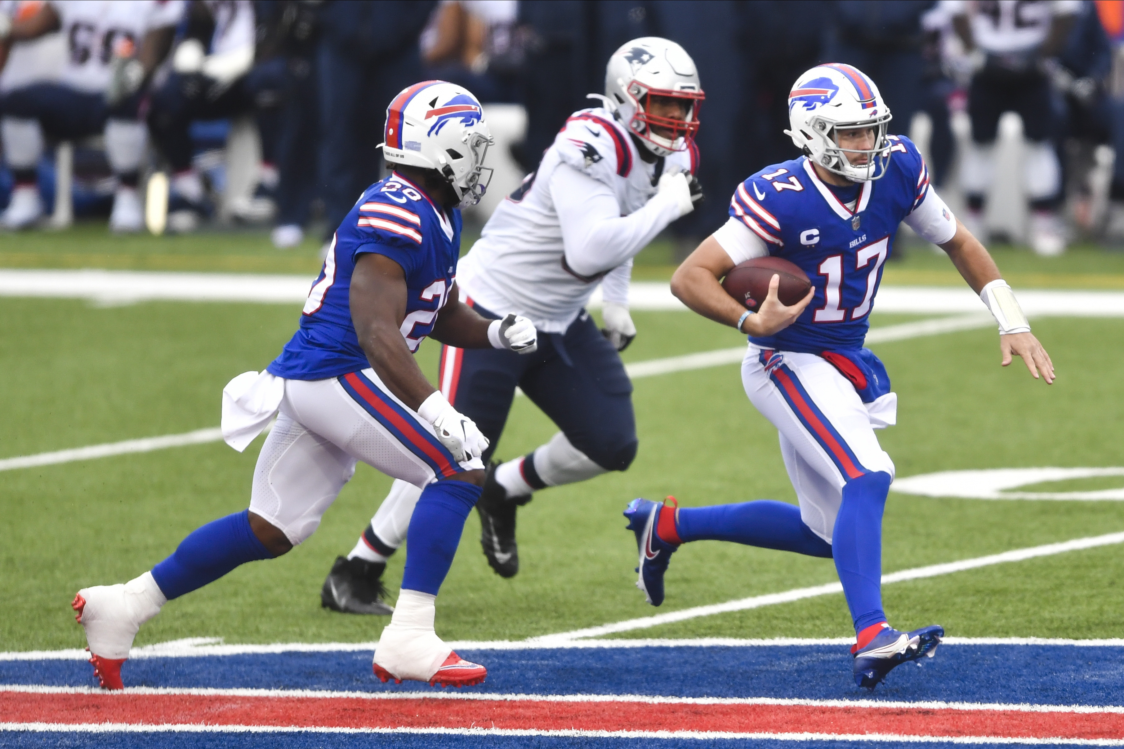 Zack Moss Runs In Touchdown On Second Straight Drive During Bills