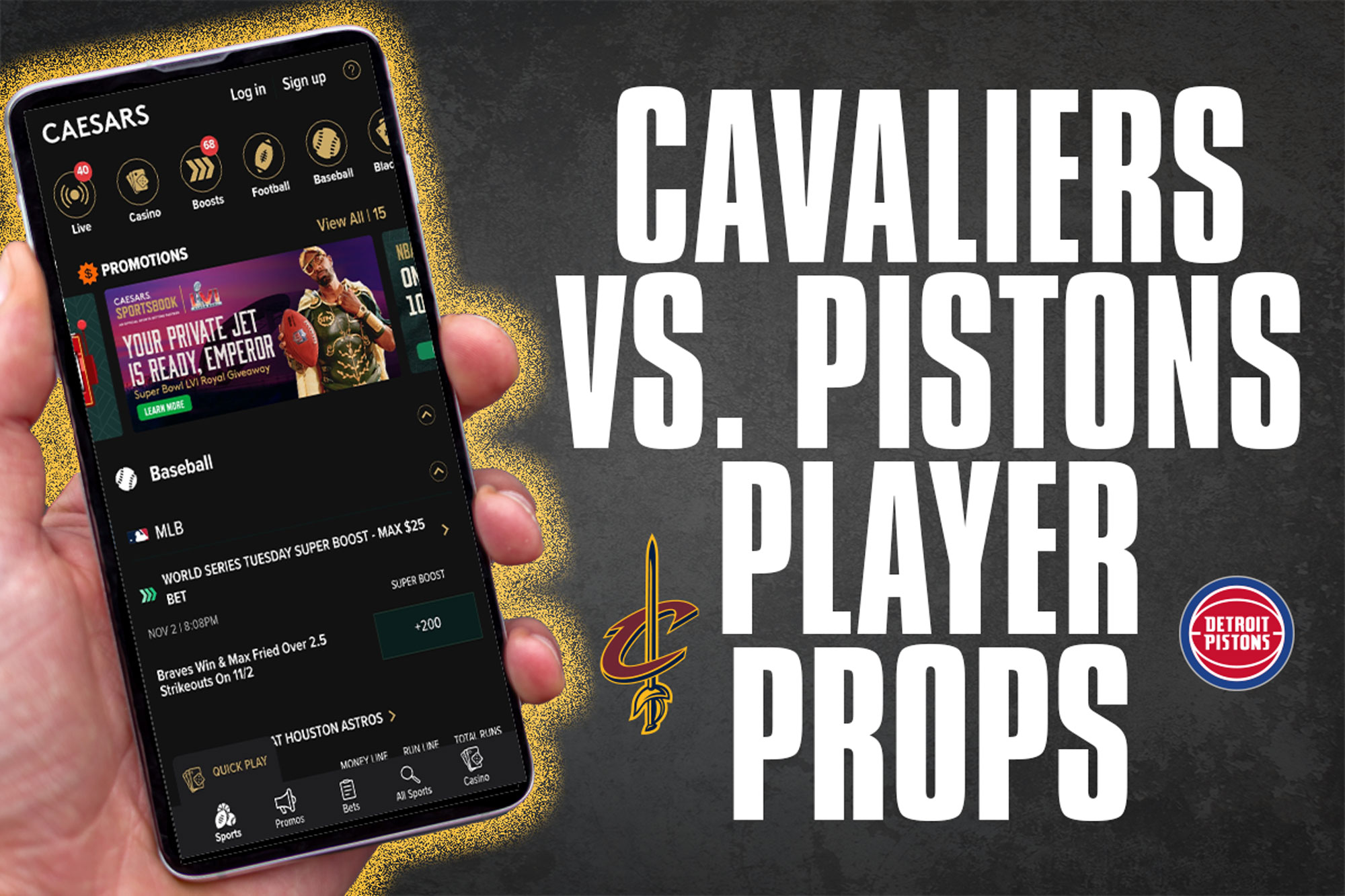 3 must-play Cavaliers vs. Pistons player props 