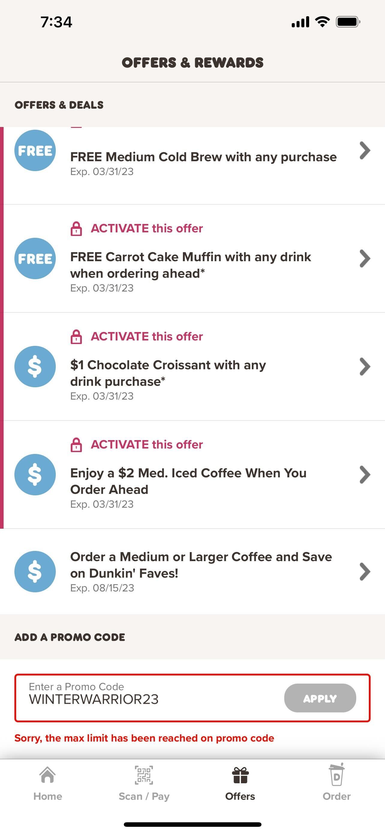 Dunkin' offers free iced coffee, but here's why you can't get it 