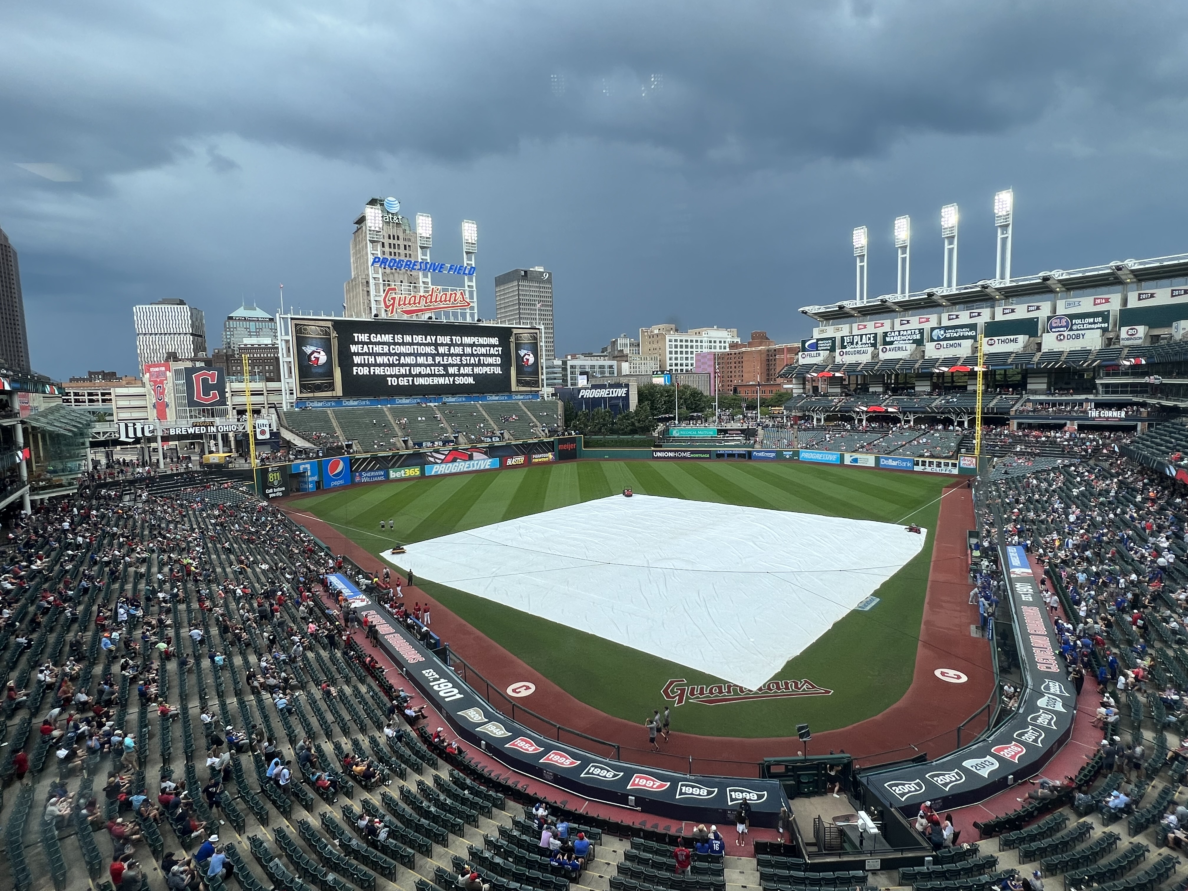 Guardians-Mets game postponed by rain, split doubleheader Sunday Ohio &  Great Lakes News - Bally Sports