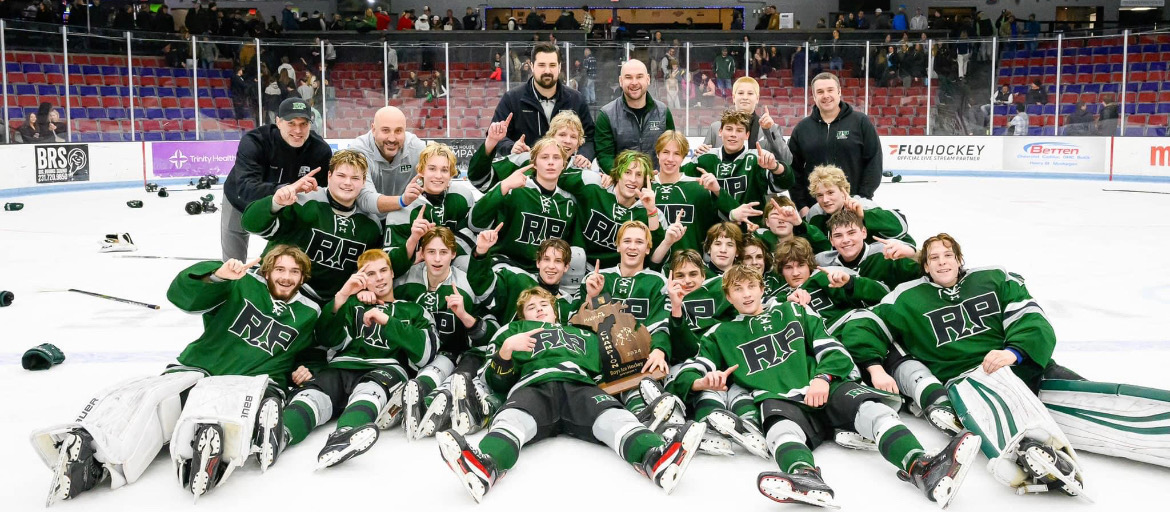 Reeths-Puffer hockey catches fire late to claim D1 regional title over  Sparta 