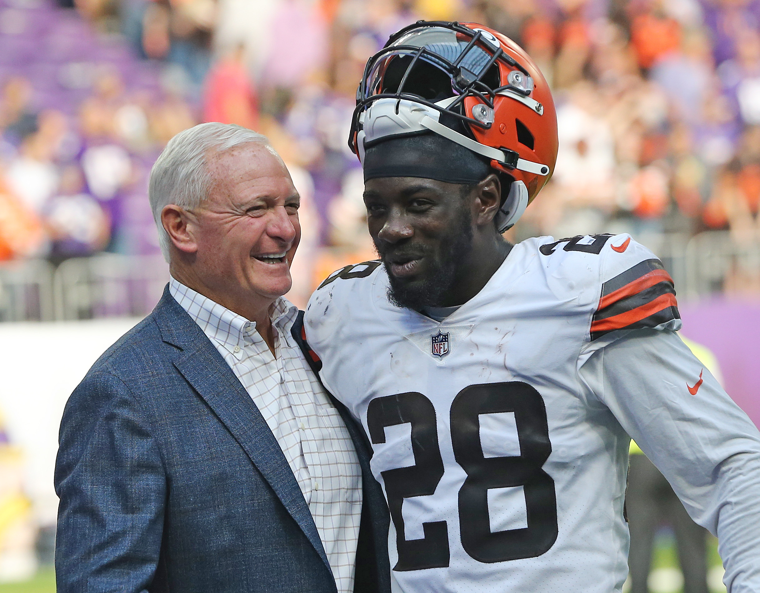 Brown Men's Jeremiah Owusu-Koramoah Cleveland Browns Game Team