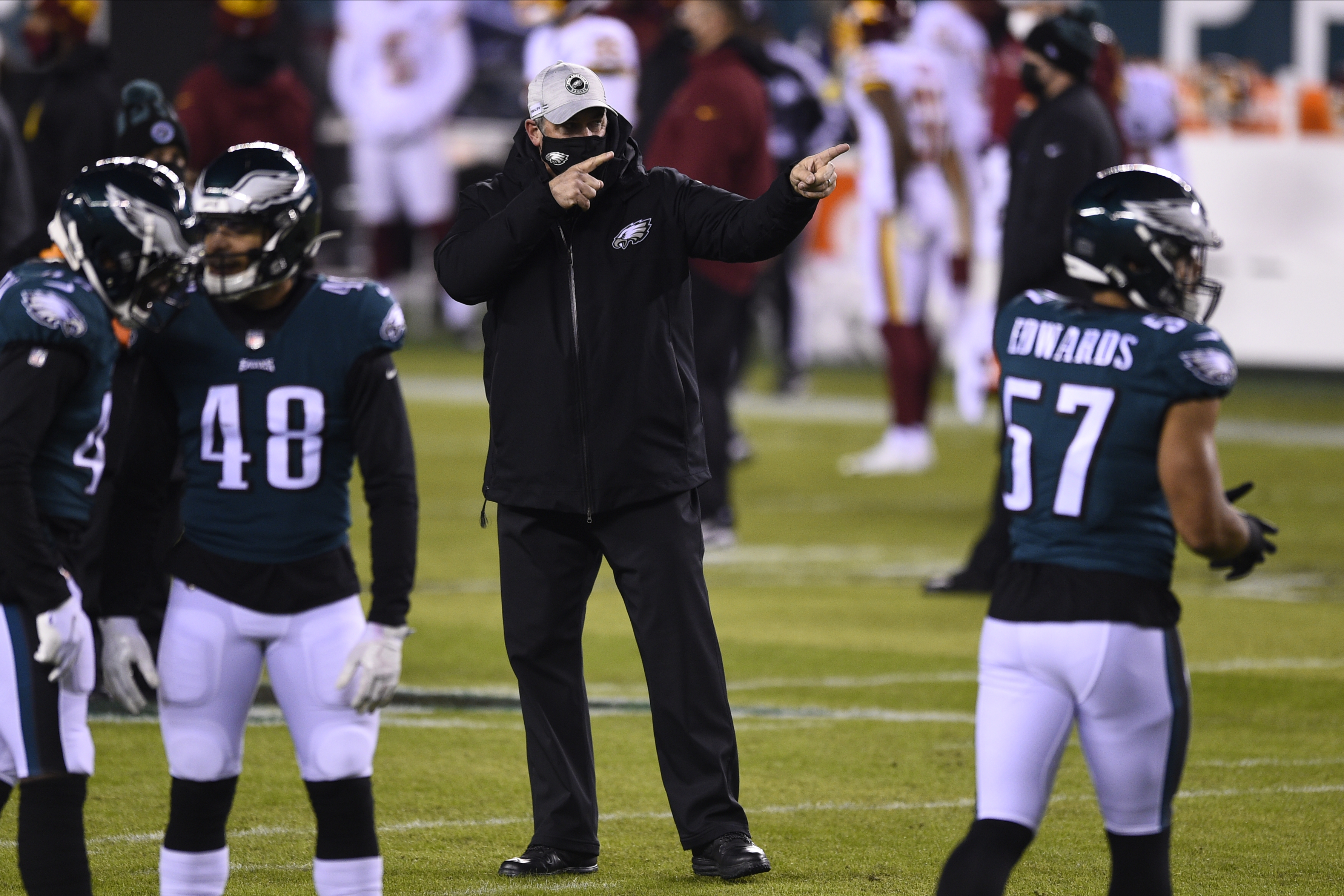 Eagles' Doug Pederson reacts to criticism after pulling Jalen Hurts for  Nate Sudfeld: 'Yes, I was coaching to win' 