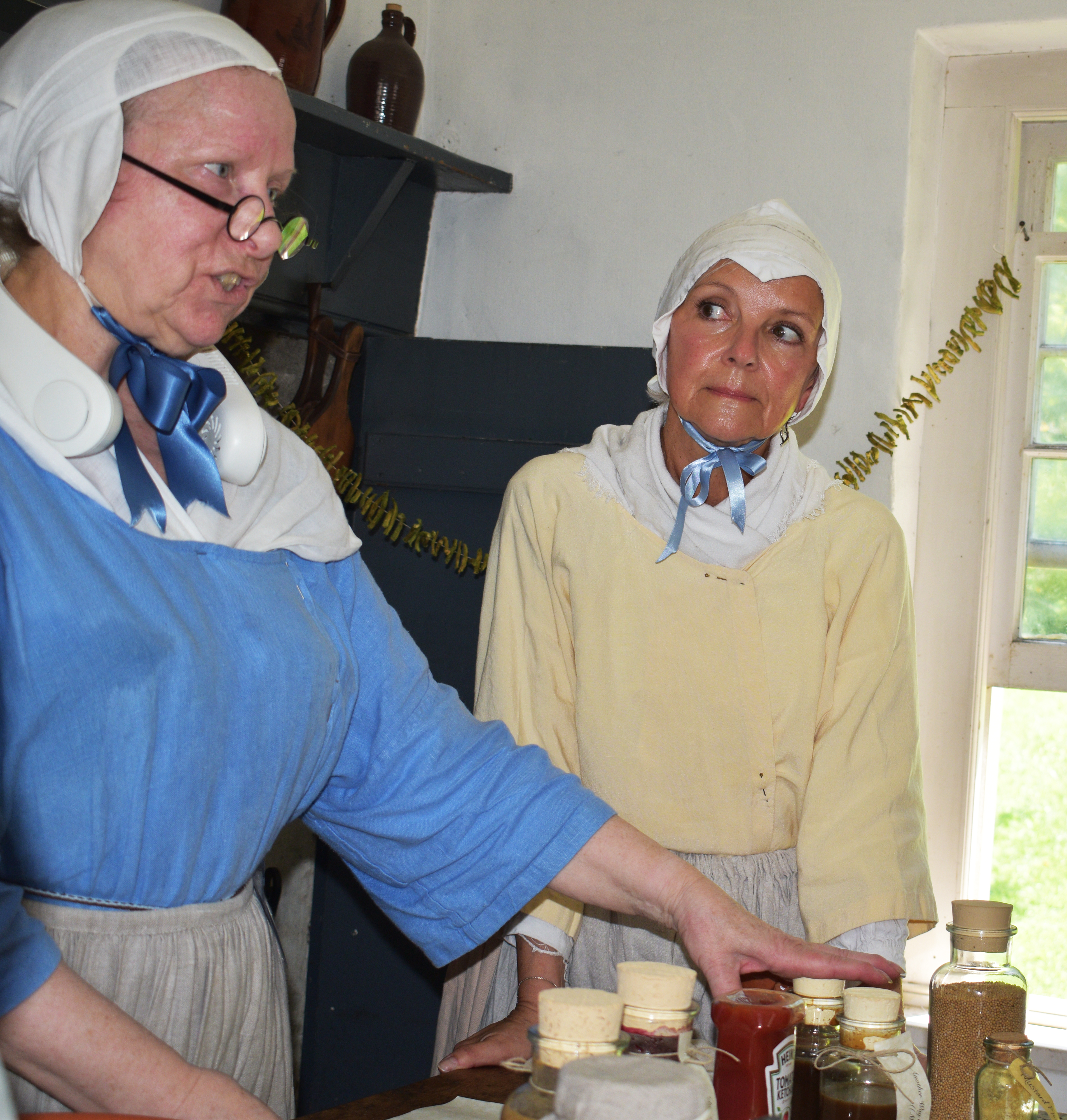 The Summer Kitchen hosts period-cooking demonstrations during opening day of Historic Bethlehem Museums & Sites’ Blueberry Festival & Market To Go on Saturday, July 13, 2024, at Burnside Plantation. It continues Sunday.