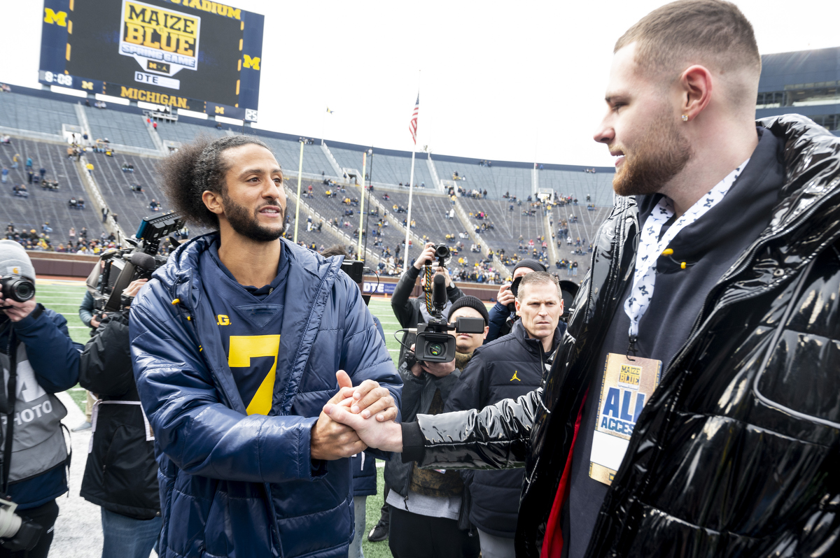 Colin Kaepernick to serve as honorary captain for Michigan football