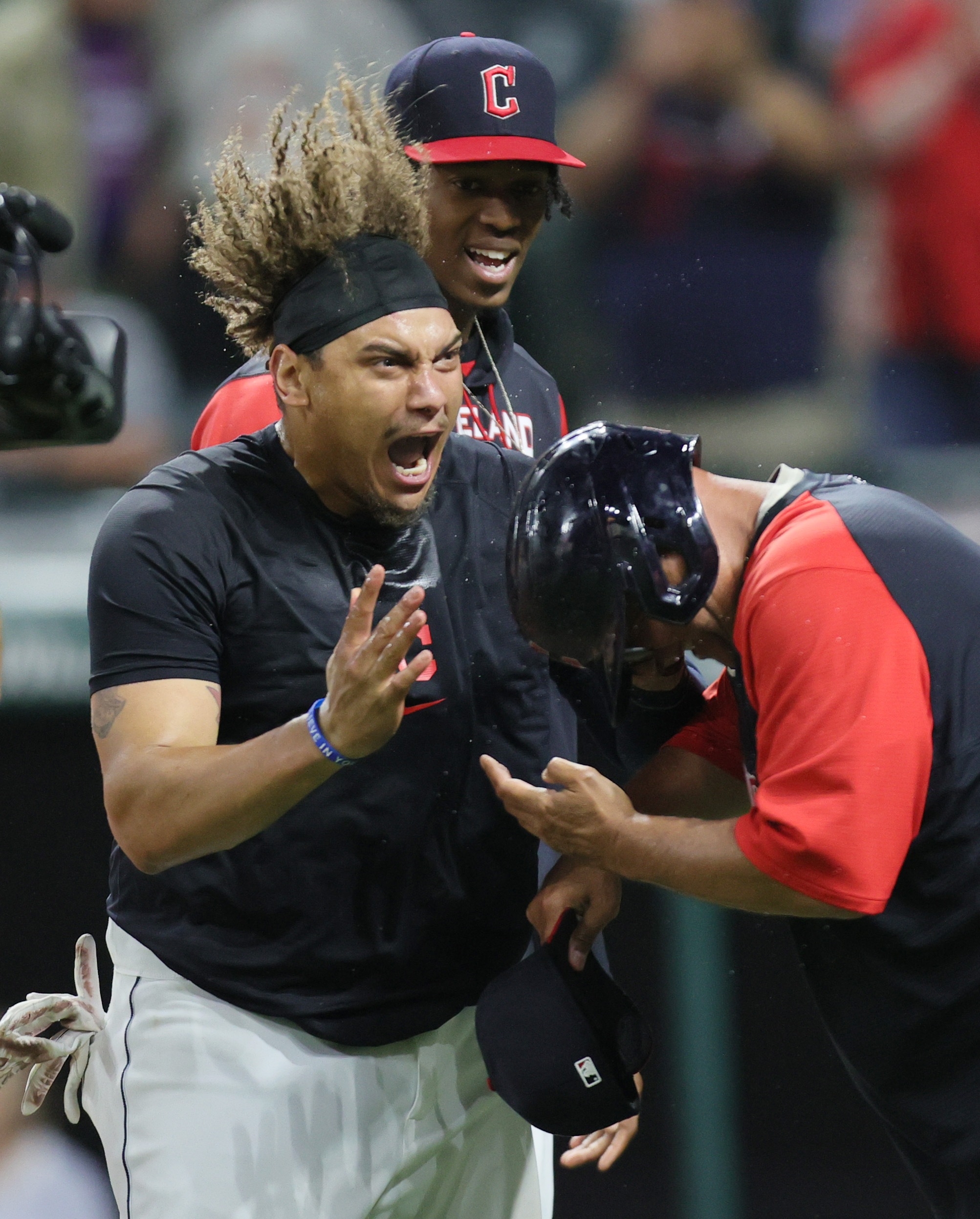 Josh Naylor Game 2.0' raised the stakes for Guardians with a walk-off win,  headbutt celebration vs. rival Twins 