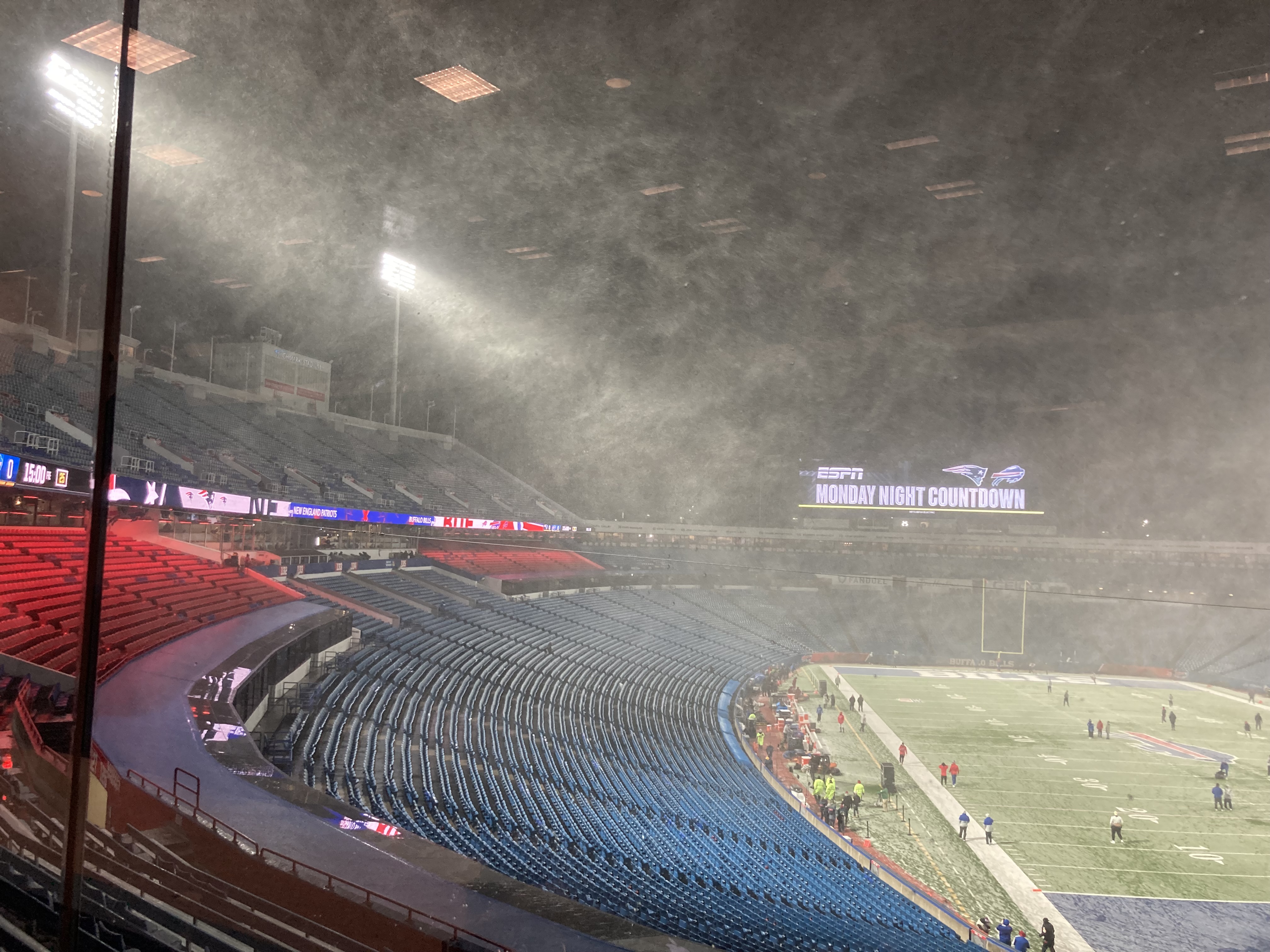 Patriots vs. Bills weather: Whipping wind, sporadic snow expected for Monday  Night Football showdown 