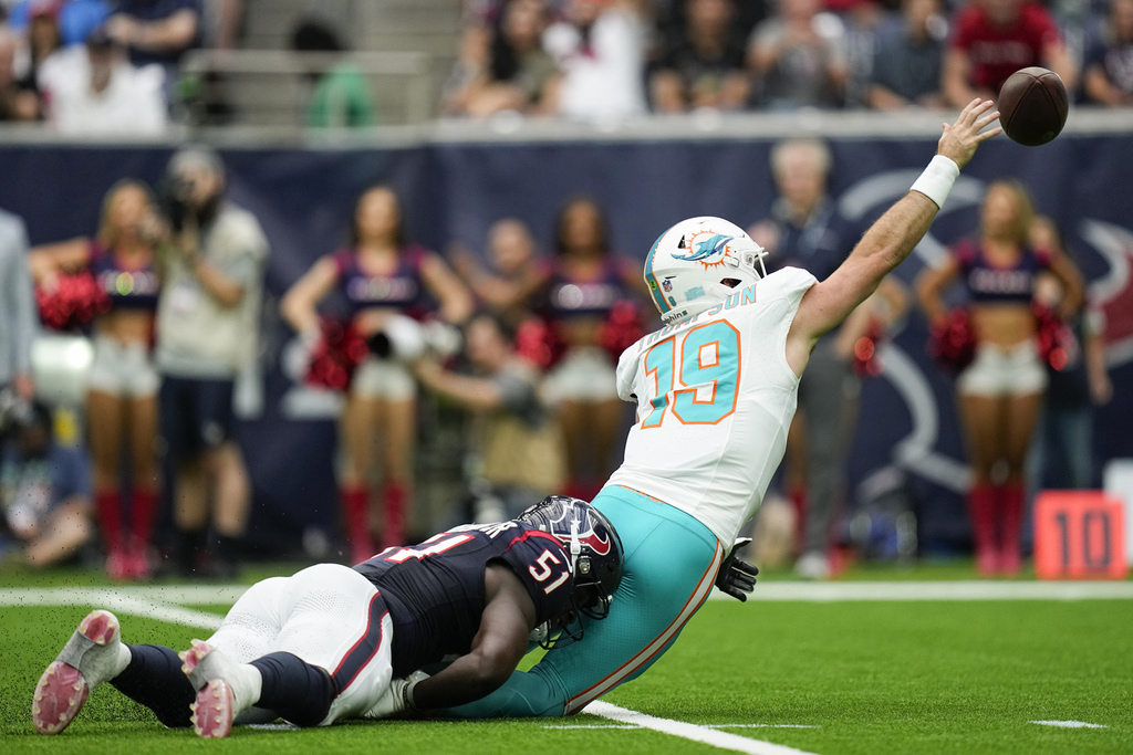 Will Anderson Jr. came up with a monster block in just his third NFL game.