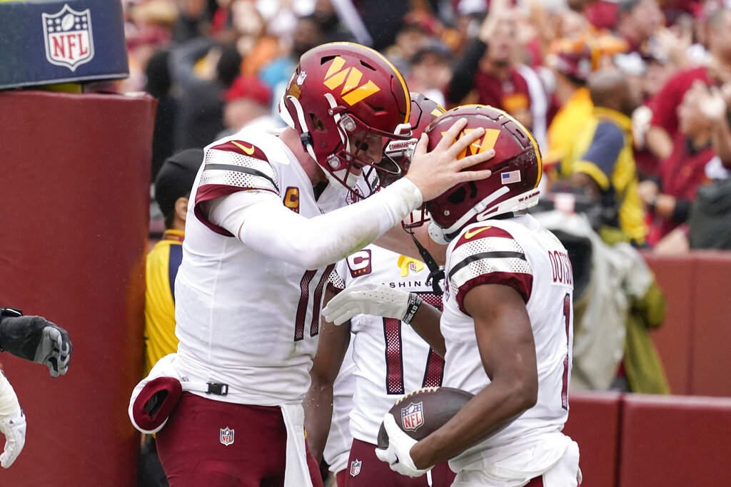 Penn State product Jahan Dotson snags 2 TDs in debut with Washington  Commanders