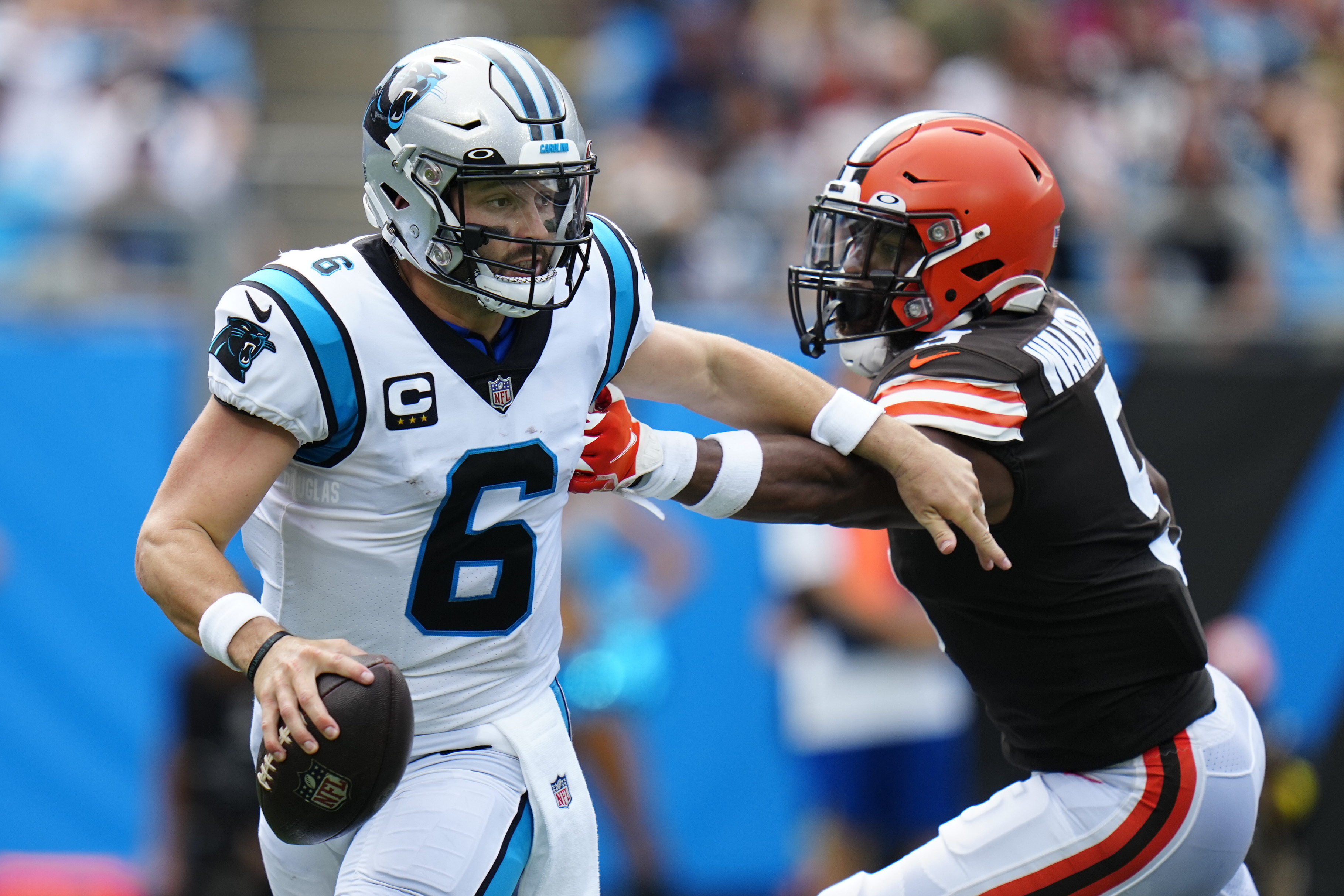 Report: Carolina Panthers still pursuing Baker Mayfield