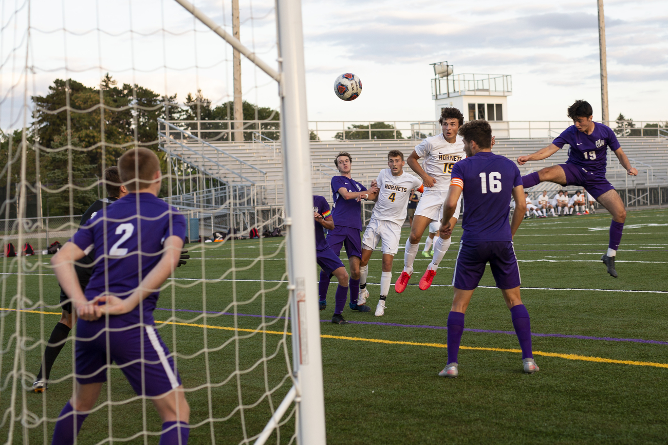 Saline vs Pioneer soccer game