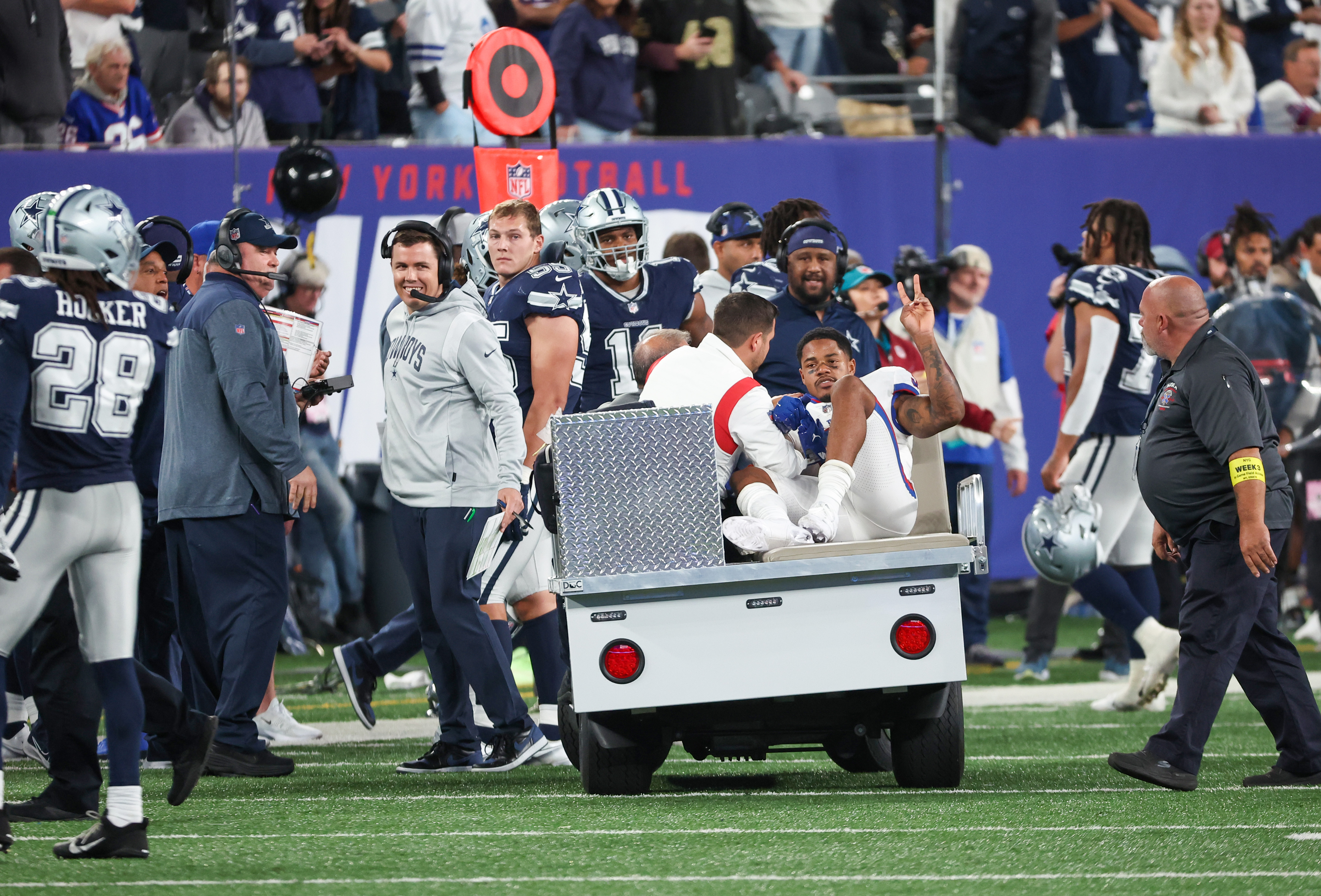 New York Giants game live vs. Dallas Cowboys: Sterling Shepard injury