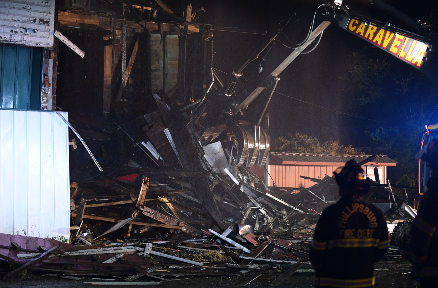 Old Agway building in Phillipsburg is torn down