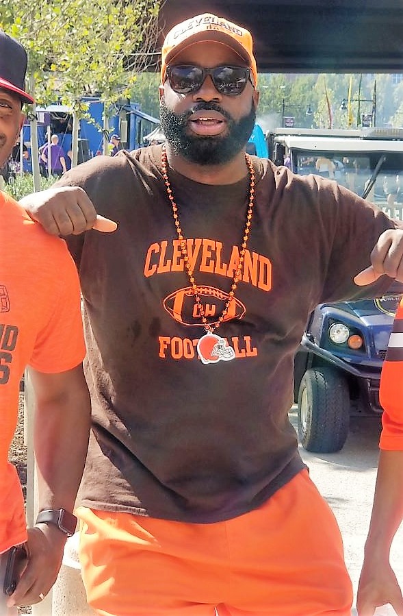 These Browns fans are dressed to the nines: Best-Dressed Browns Fans  (Johnson - Nuemeyer) 