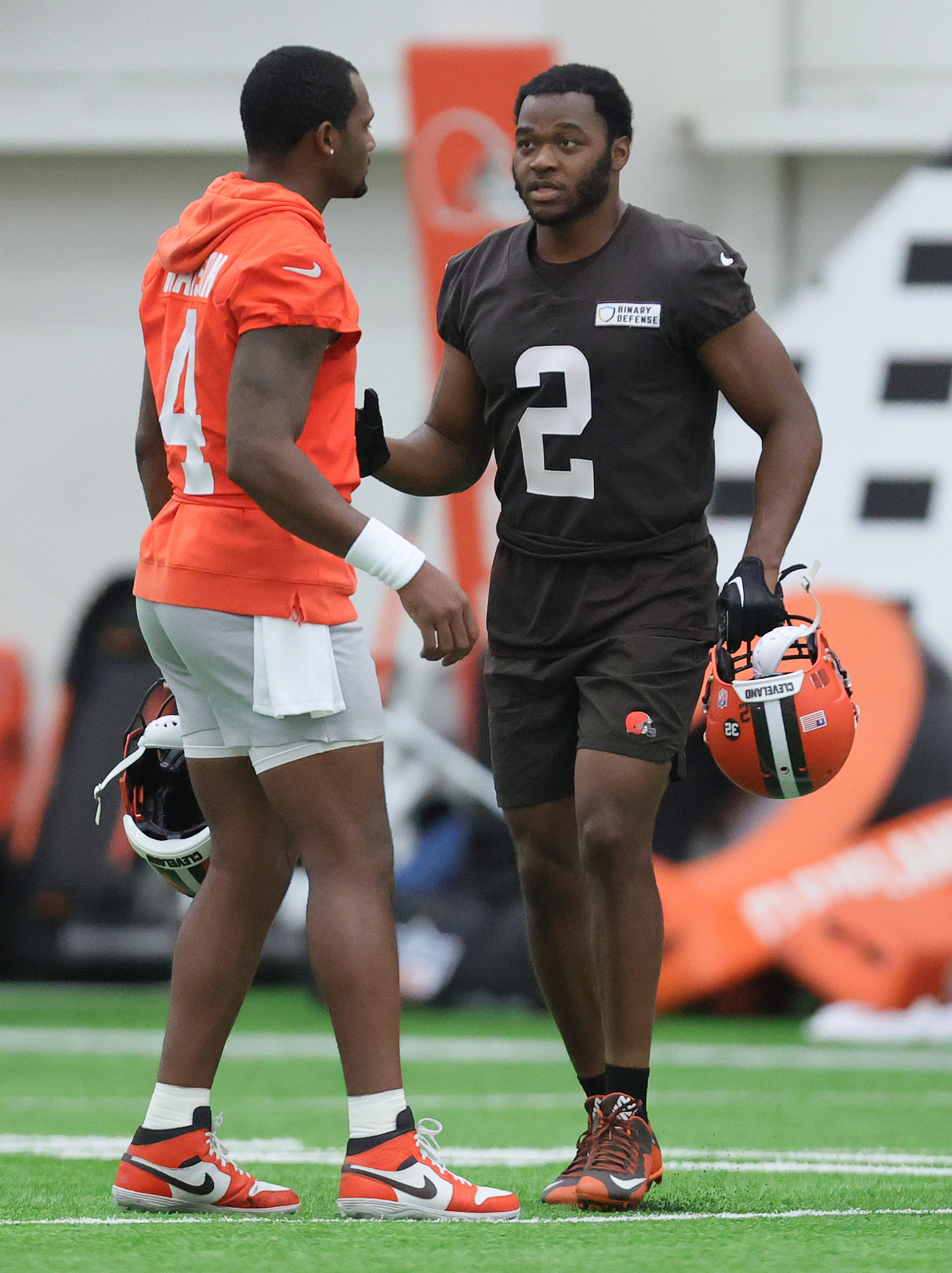 Jaelon Darden Men's Nike Cleveland Browns Brown Custom Game Jersey