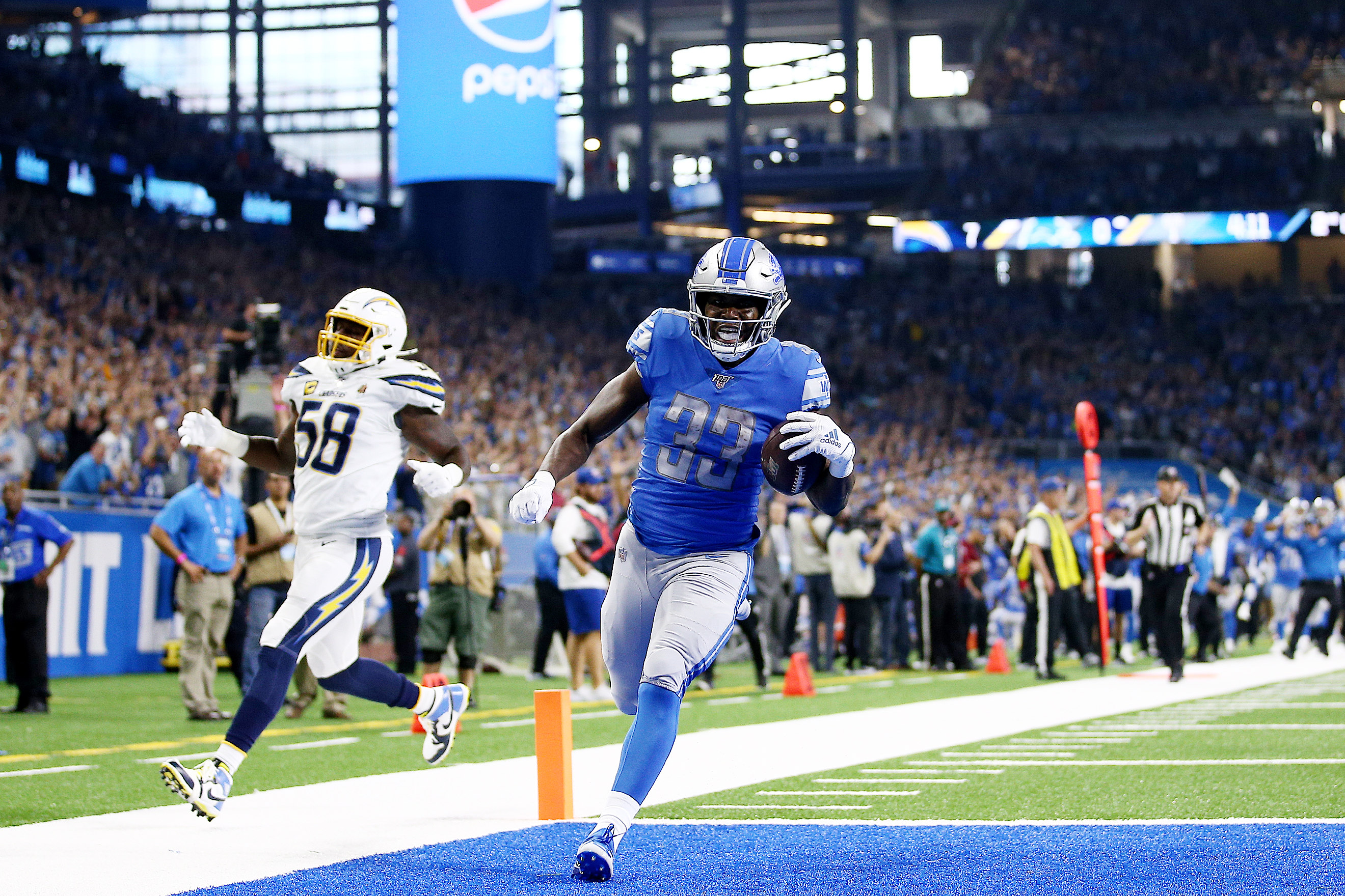 Auburn in NFL Week 14: Kerryon Johnson touchdown not enough for Lions