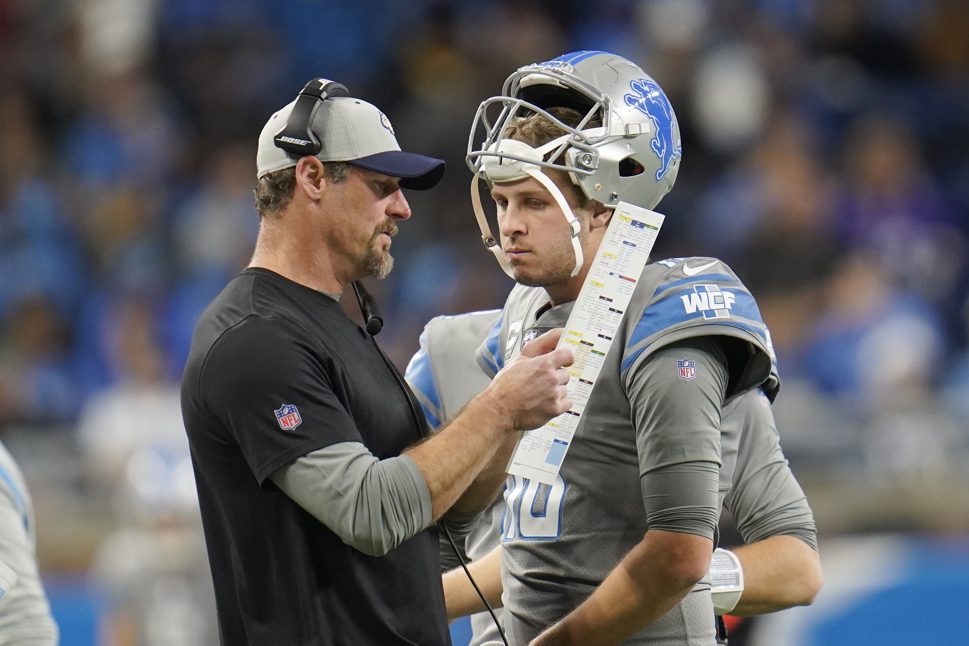 Jared Goff 'highly unlikely' to play for Detroit Lions this weekend, Dan  Campbell says