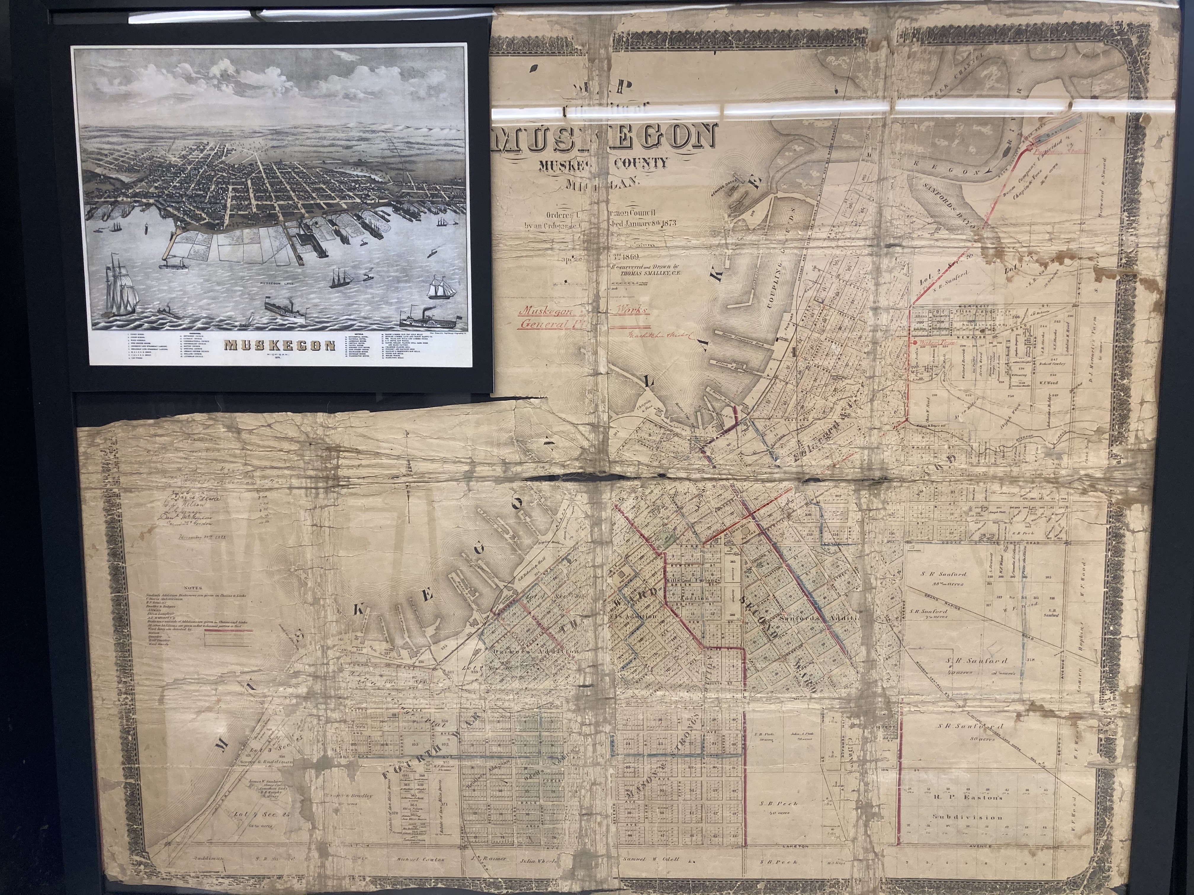 Muskegon County Plat Map Maps Discovered Dating Back To 1873 Show How Muskegon 'Grew From Nothing' -  Mlive.com