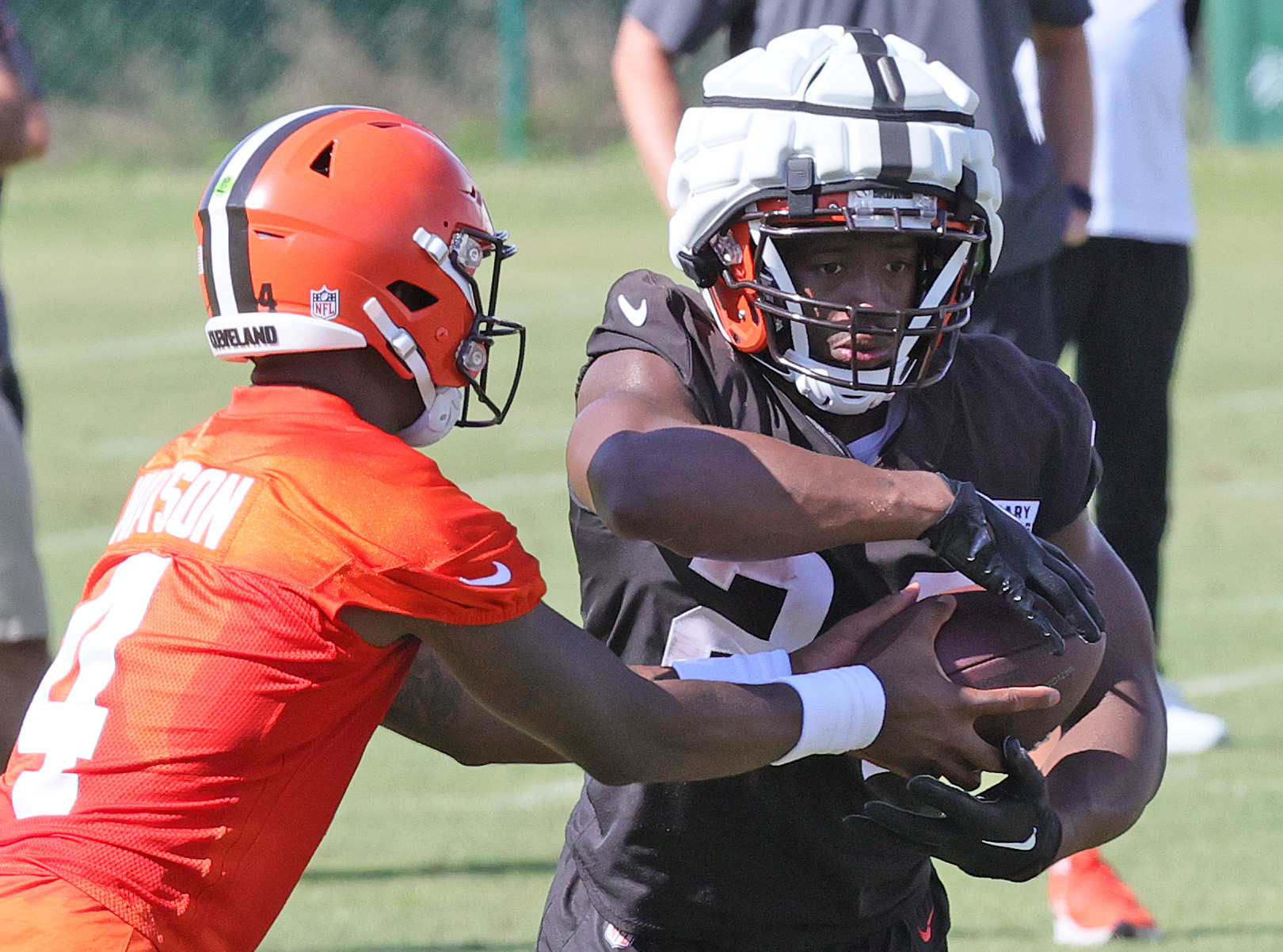 WATCH: Myles Garrett shows no mercy at his youth camp