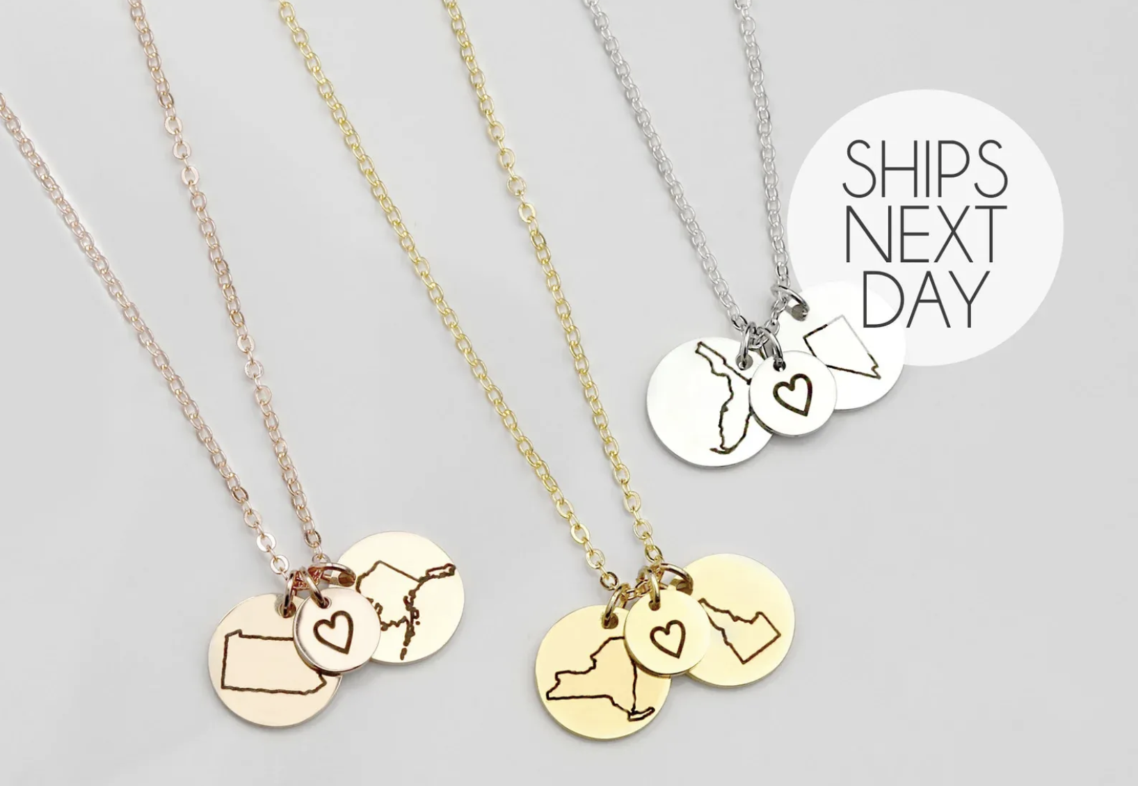 Matching necklaces bracelets mugs to celebrate your BFF on