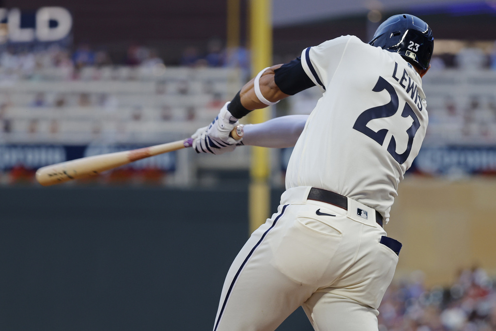 Minnesota Twins' Ryan Jeffers runs the bases on his solo home run against  the Chicago White Sox in the fourth inning of a baseball game Friday, July  21, 2023, in Minneapolis. (AP