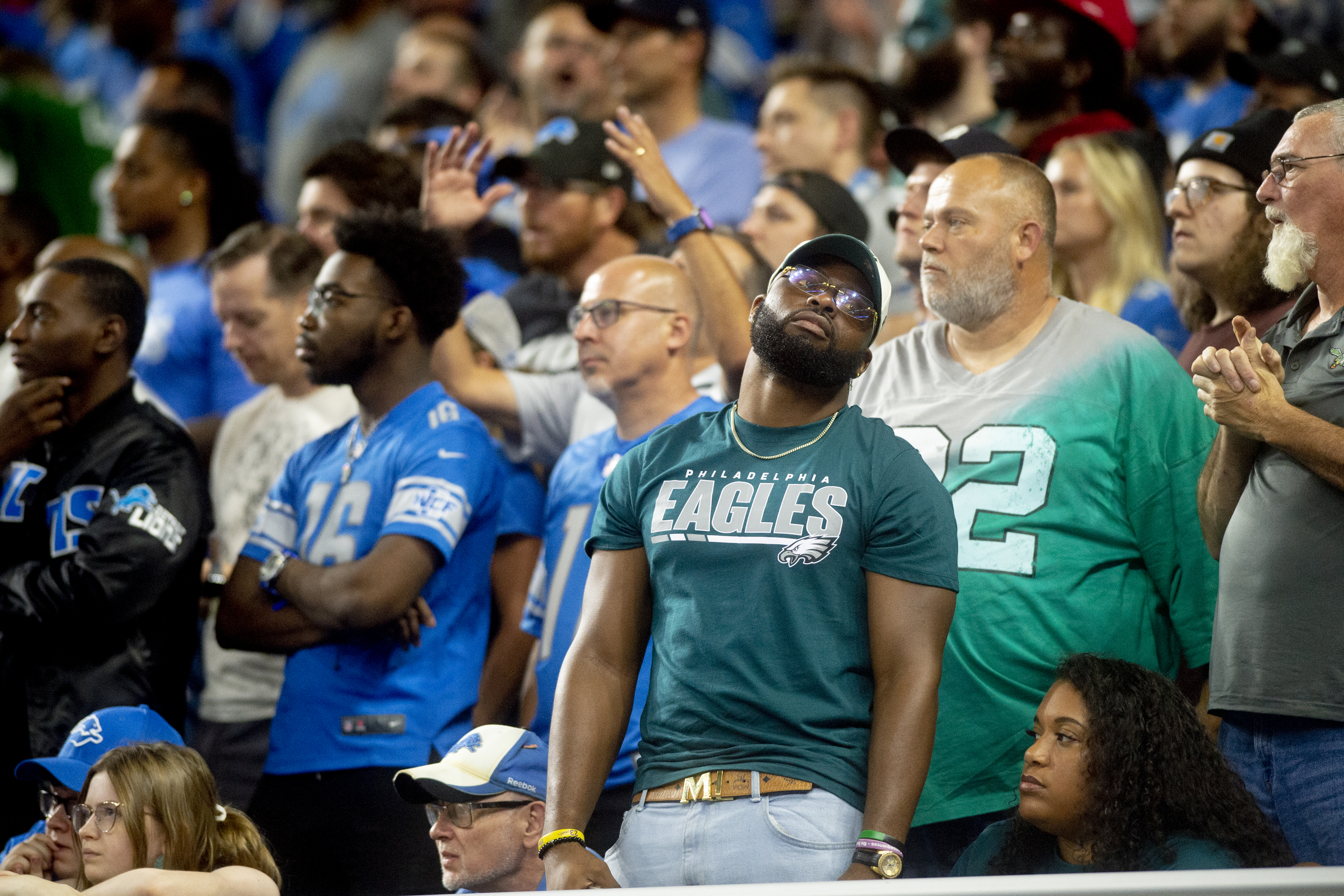 Detroit Lions fans fill Ford Field in season-opener against Philadelphia  Eagles 