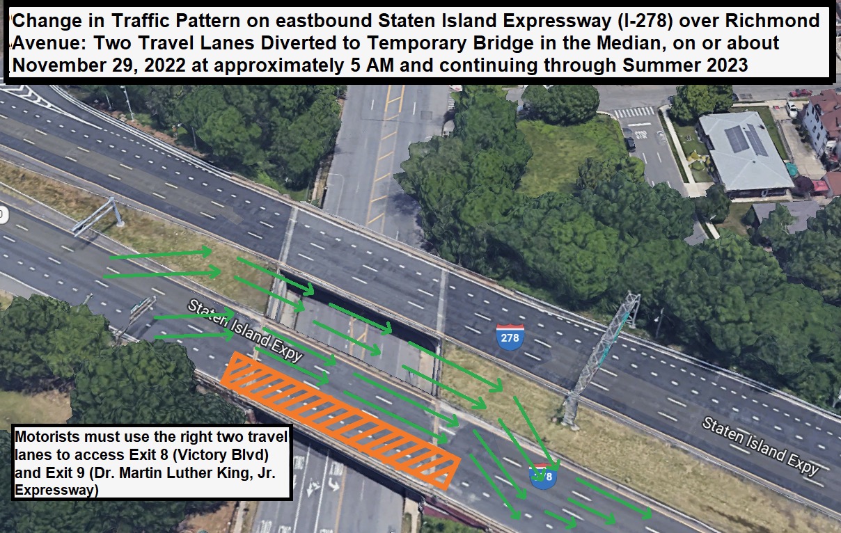 New traffic patterns could cause issues for those going to