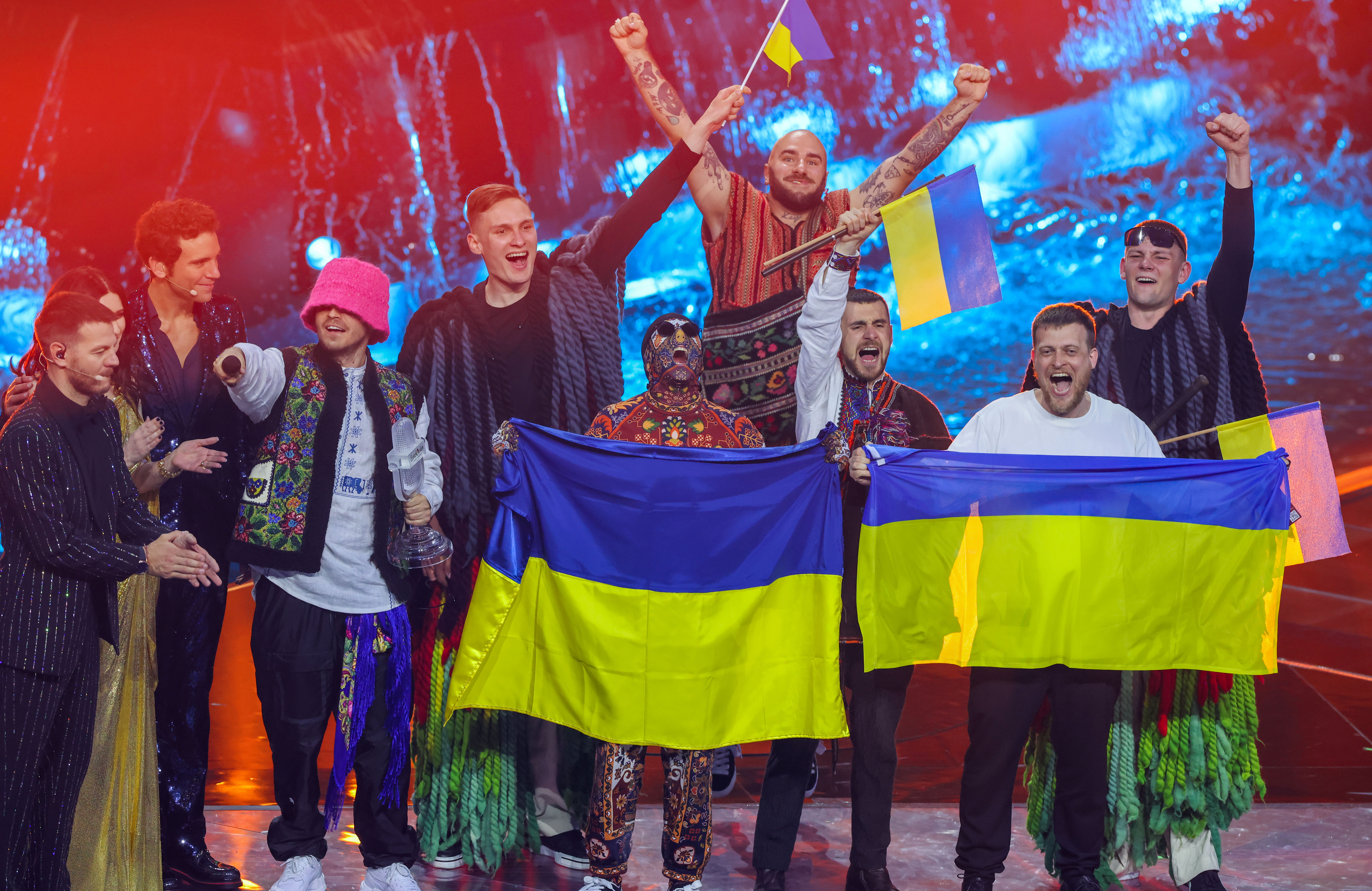 Eurovision finals. Победа Украины на Евровидении 2022. Евровидение 2023 Украина. Украина Евровидение 2022 группа. Евровидение 2023 победитель Украина.