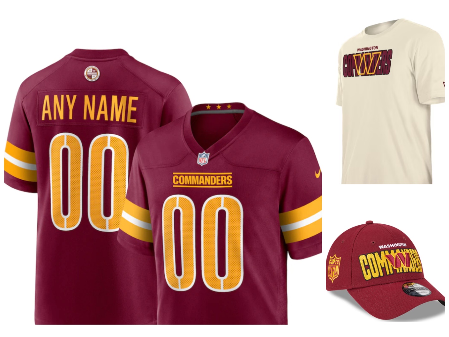 Washington Commanders Nike Youth Game Custom Player Jersey - Burgundy