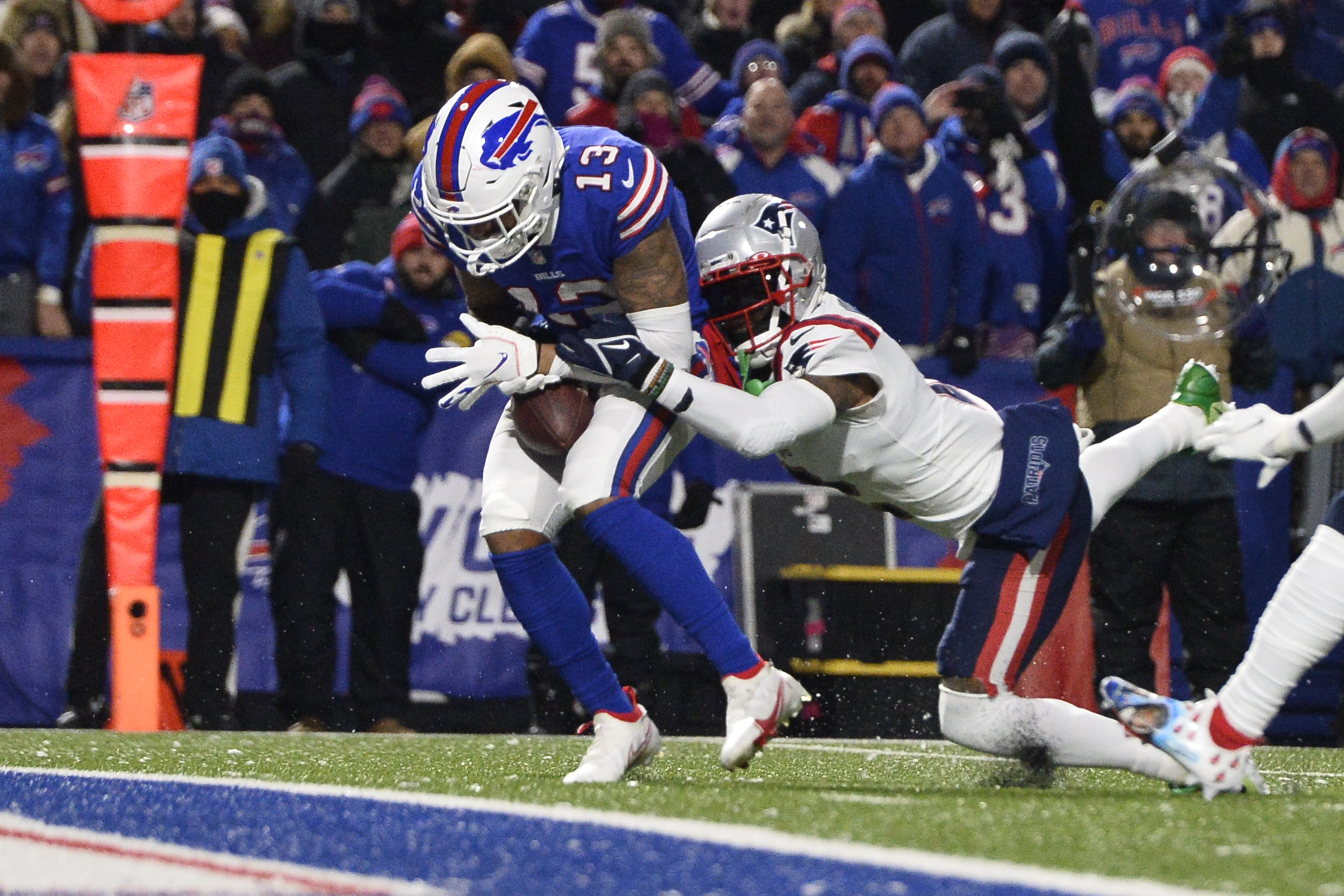 Buffalo Bills wide receiver Gabriel Davis during pre-game warmups