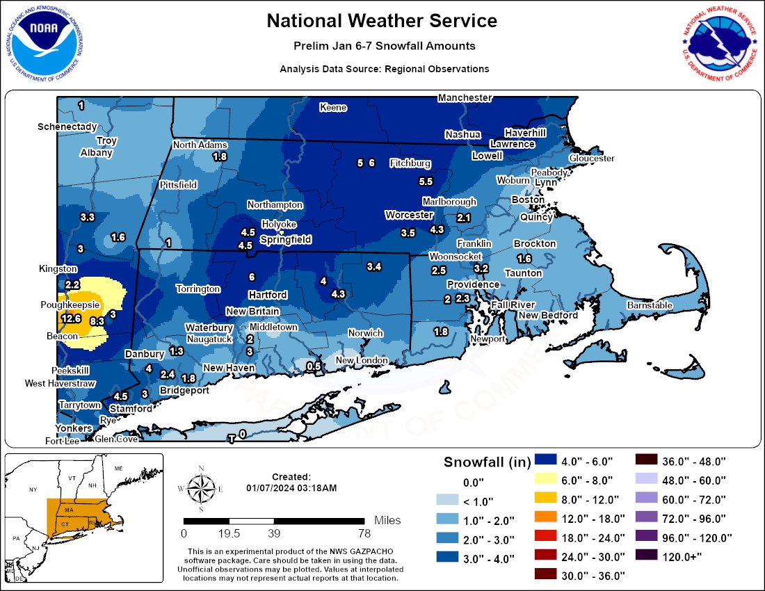 Massachusetts Snowfall Totals Preliminary Reports and Updates Archyde