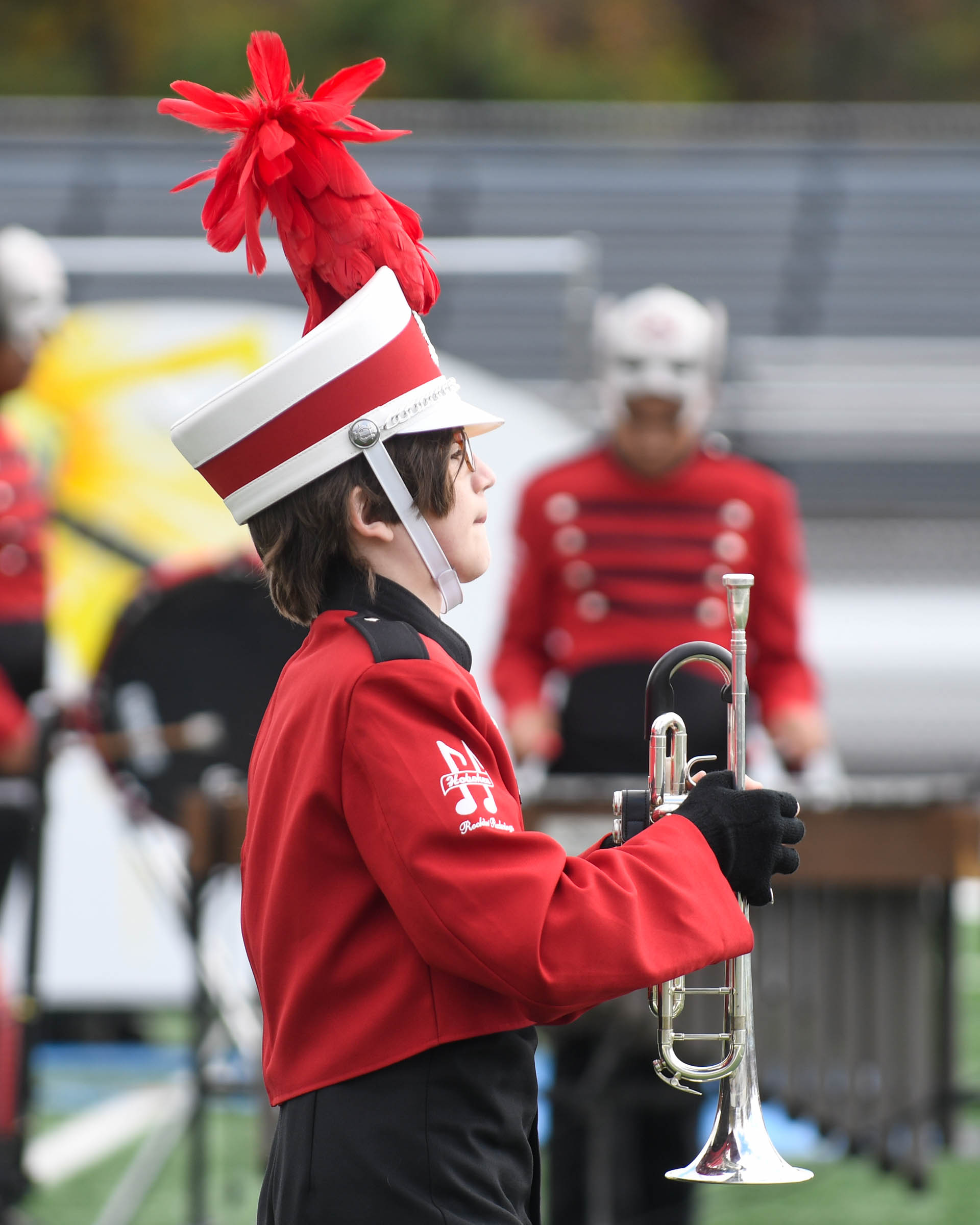Marching Band Hoboken High School Performs "Thor's Hammer" on 10/29