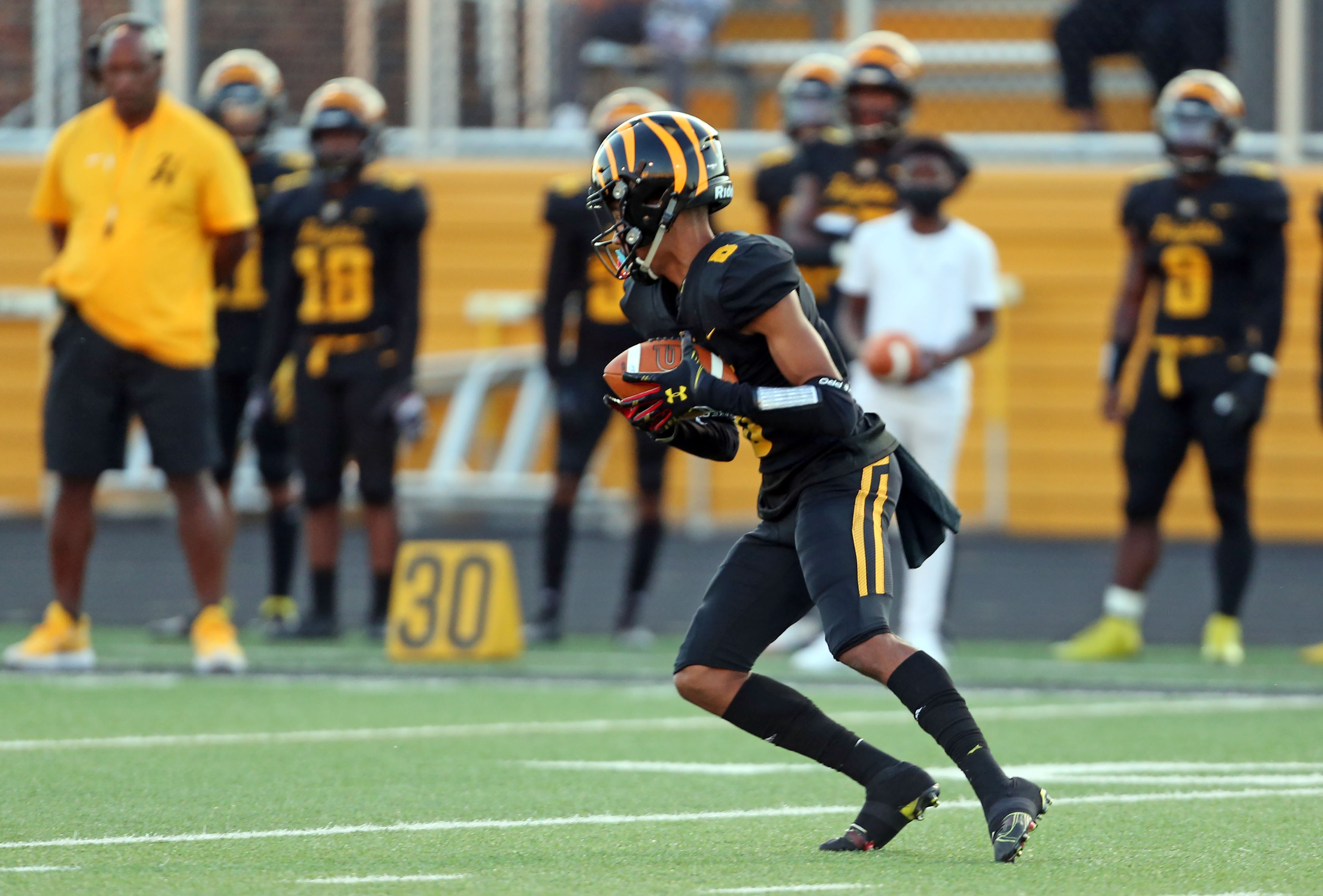 High school football Strongsville at Cleveland Heights, September 24