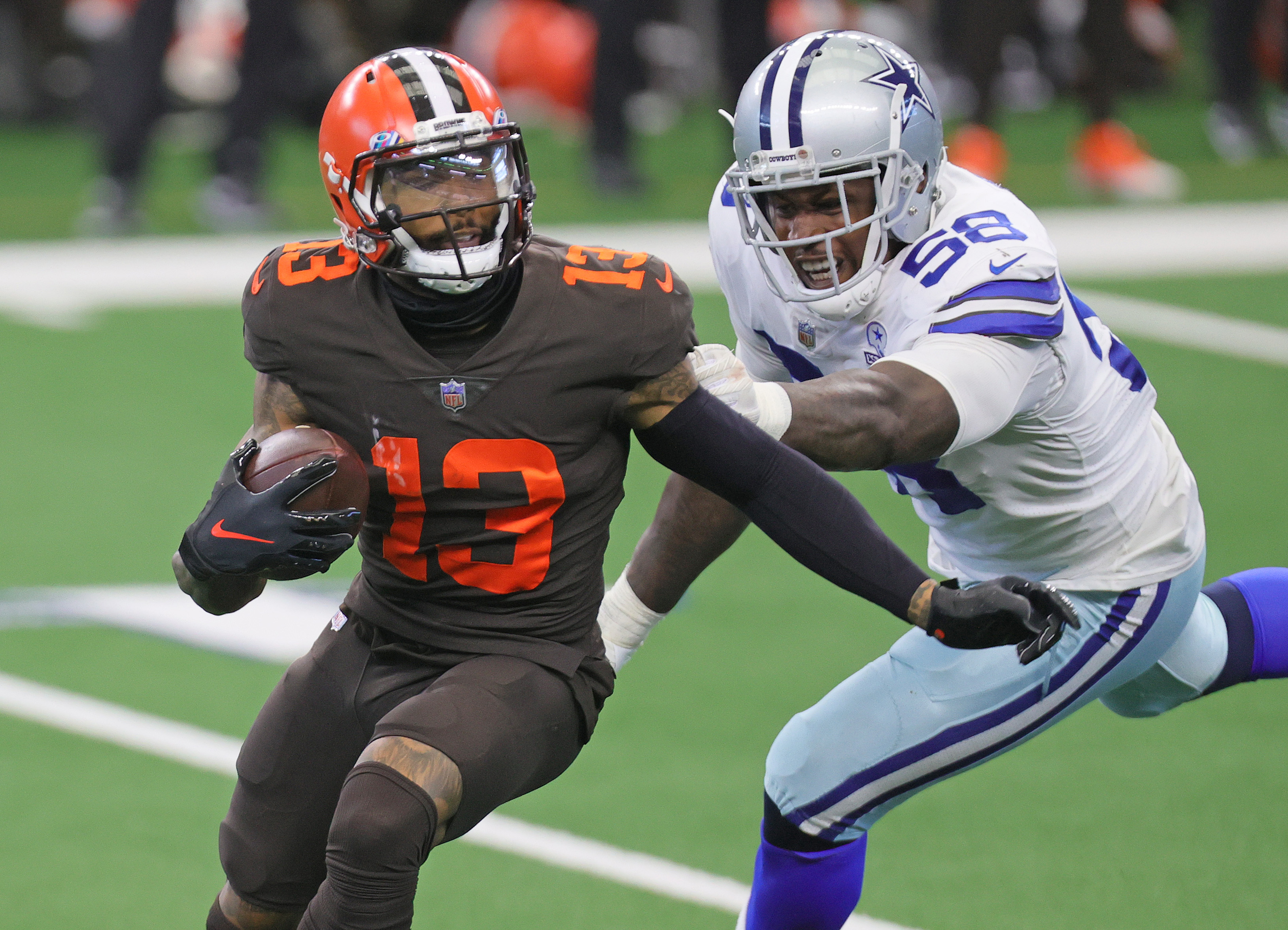 Cleveland Browns Odell Beckham Jr. vs. Dallas Cowboys, October 4, 2020 