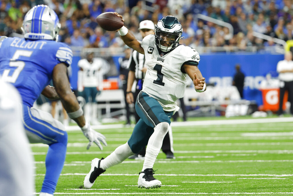 Eagles’ Jalen Hurts likely in for a world of hurt with iffy protection