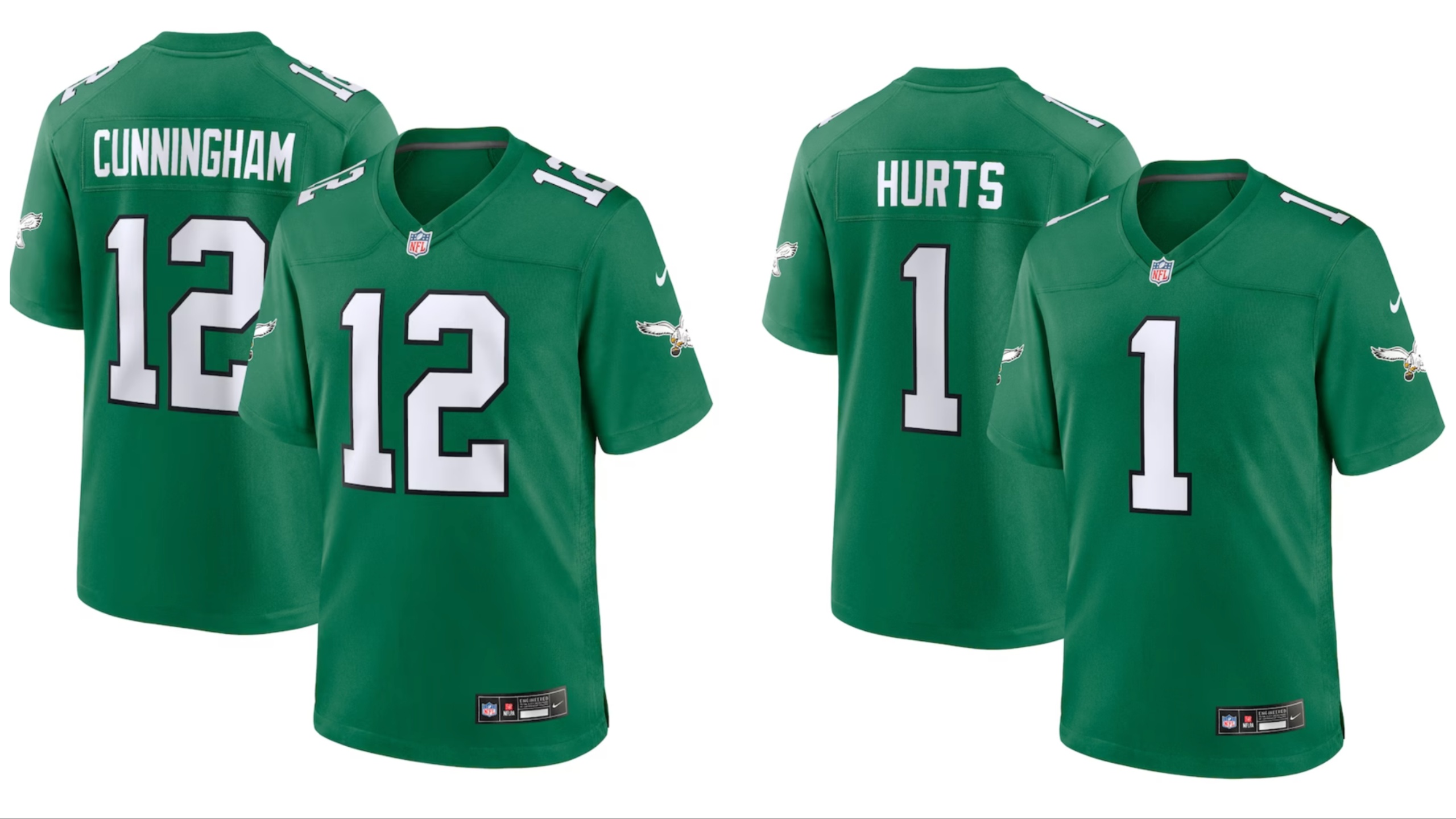Where to get the new Philadelphia Eagles kelly green throwback