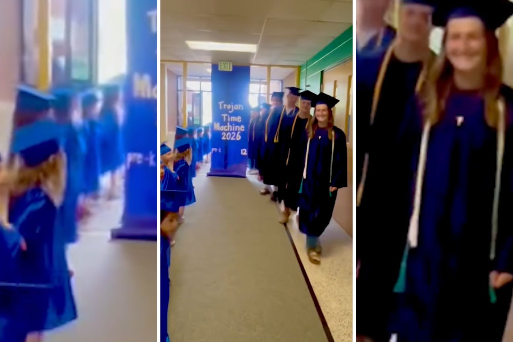 This time travel graduation video from a Michigan school district