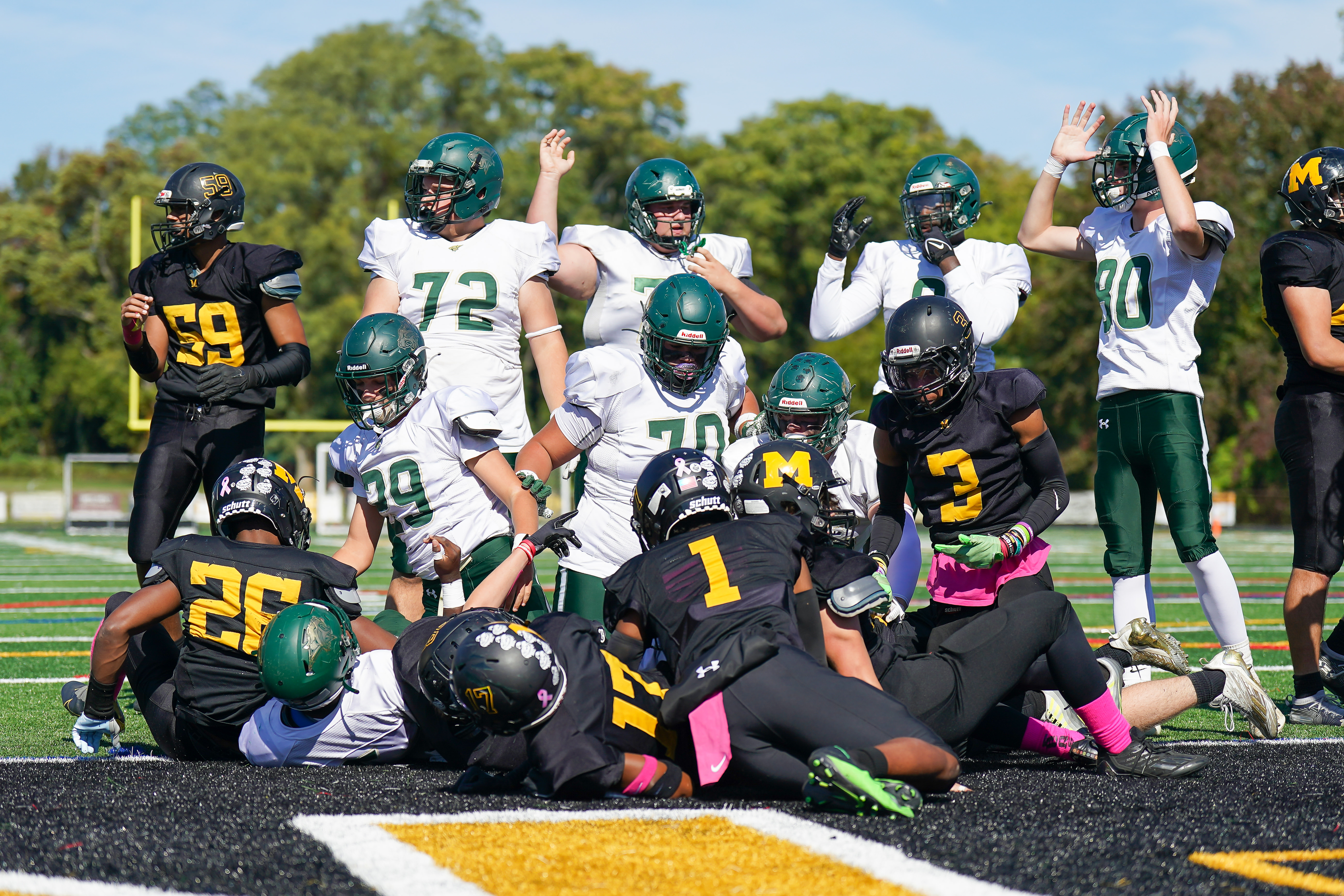 Football: Pinelands Regional vs Monmouth Regional on October 15