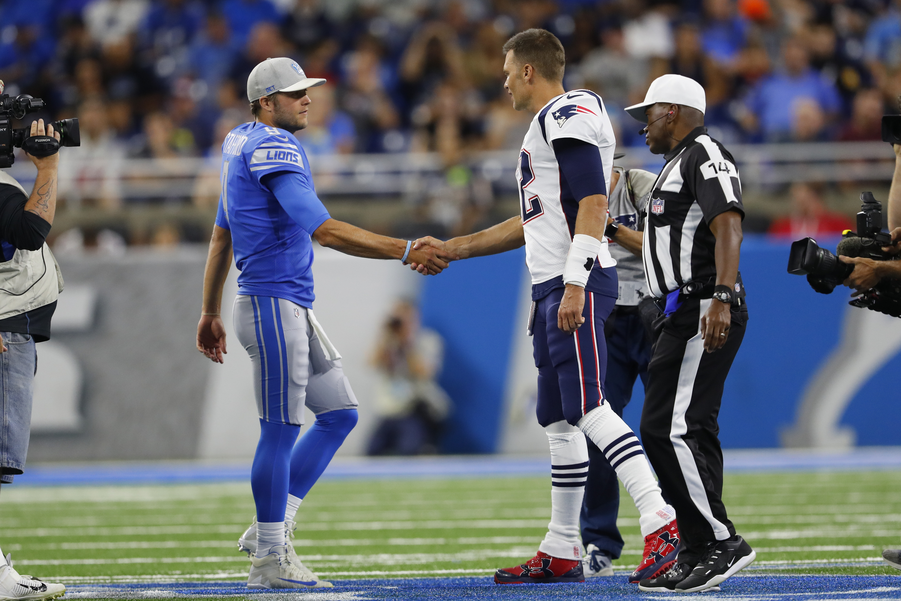 What Tom Brady, Detroit Lions' Matthew Stafford Talked, 47% OFF